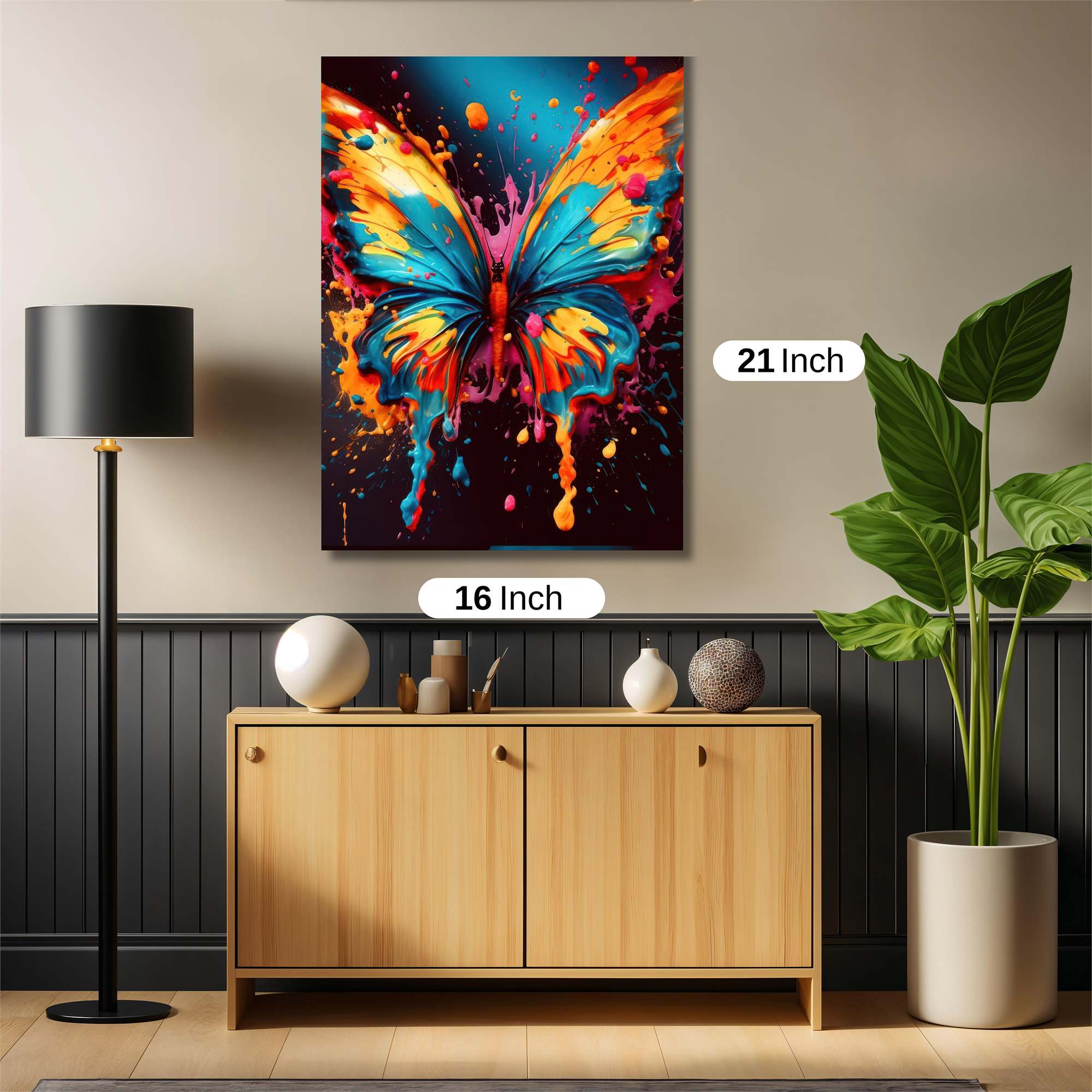 Butterfly Euphoria Safe Wall Magnetic / M