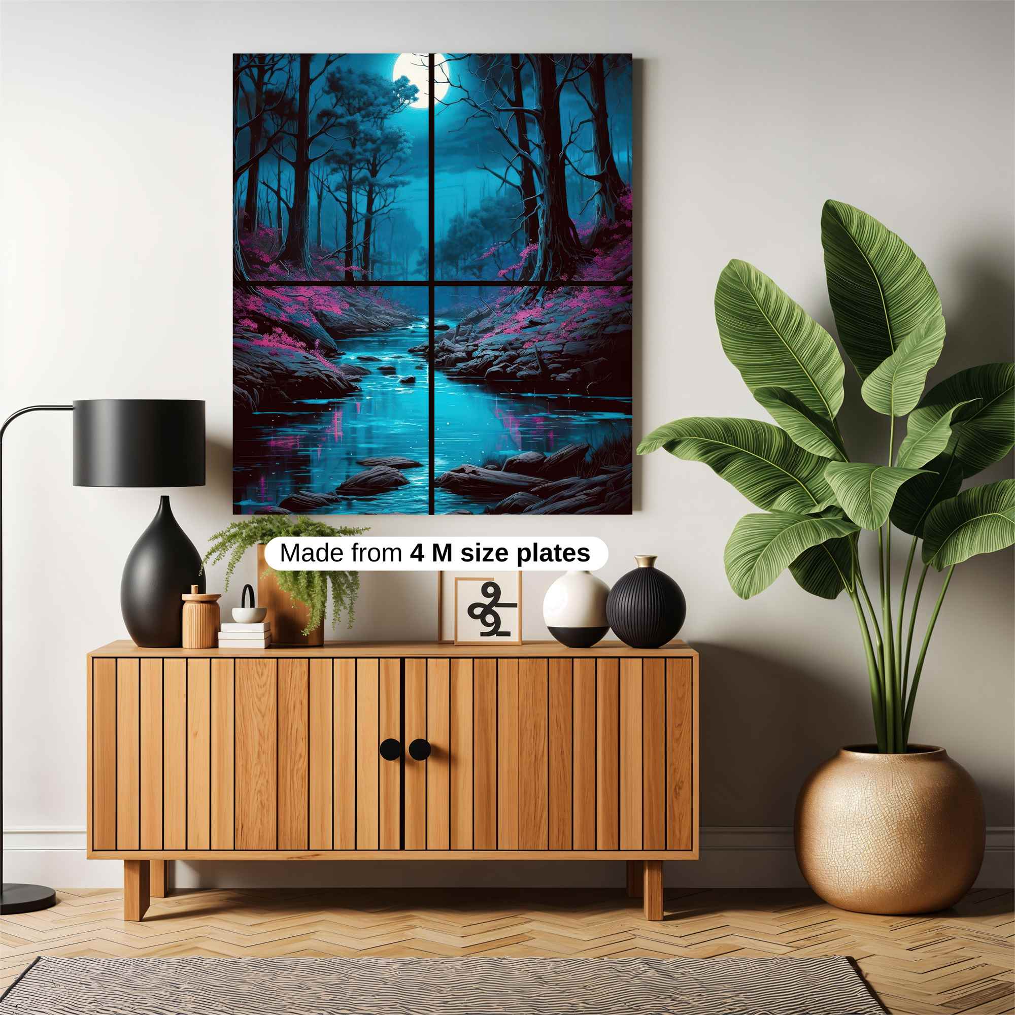 Moonlit Serenity Safe Wall Magnetic / M