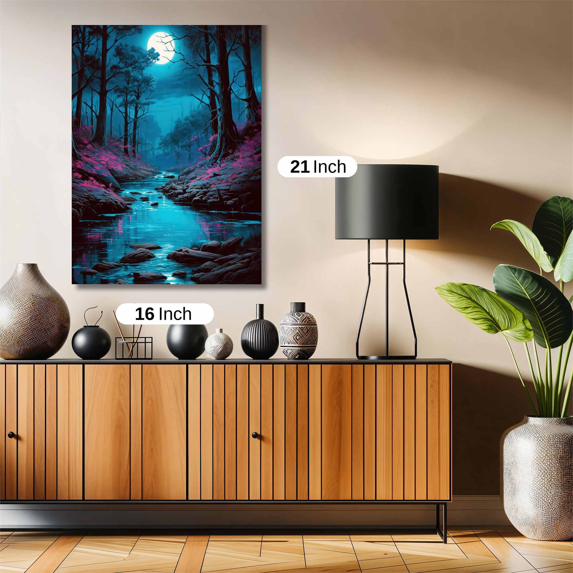 Moonlit Serenity Safe Wall Magnetic / M