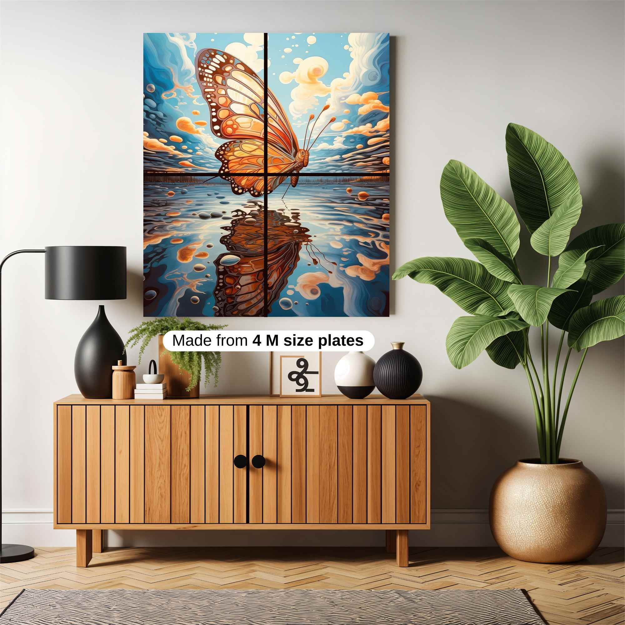 Butterfly Serenity Safe Wall Magnetic / M