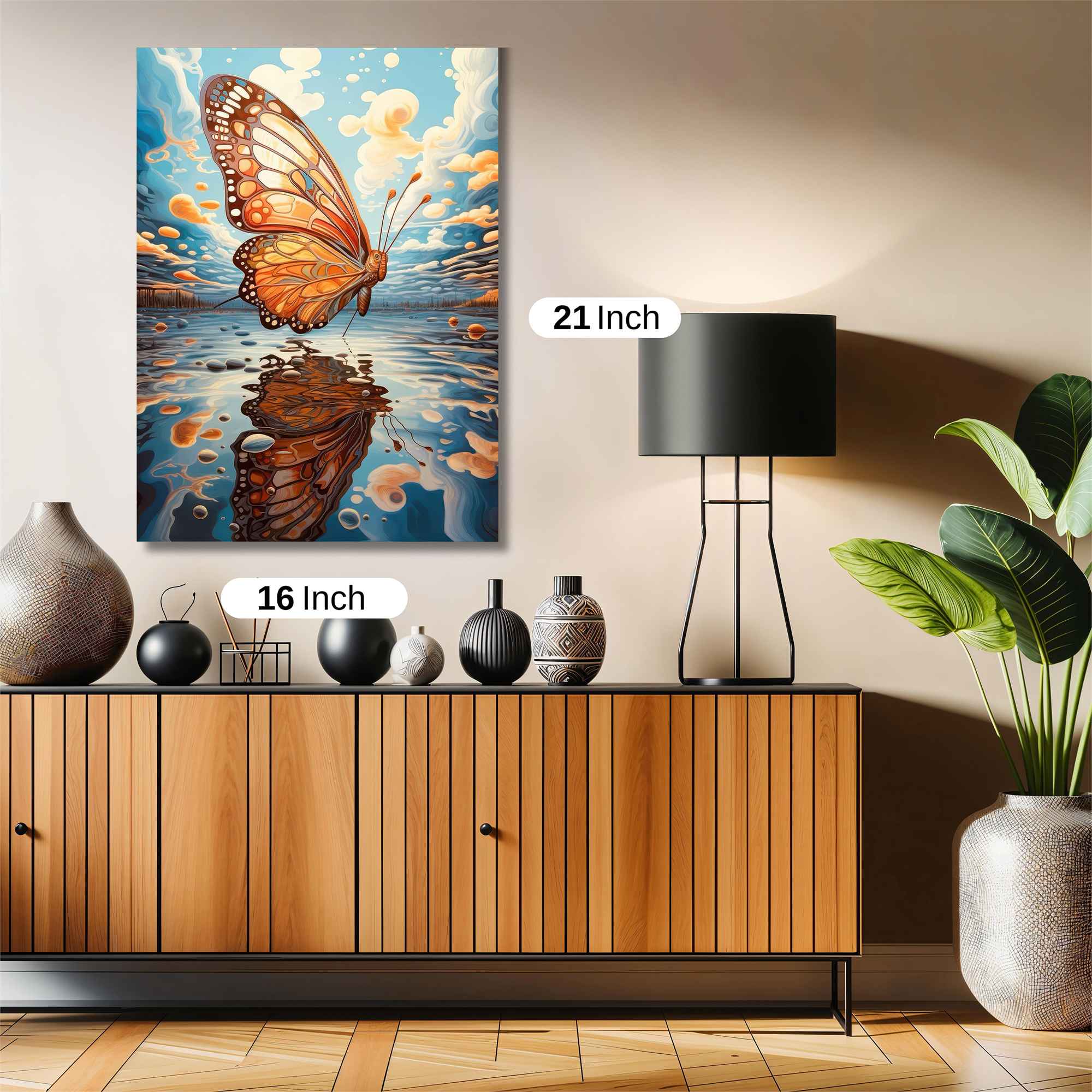 Butterfly Serenity Safe Wall Magnetic / M