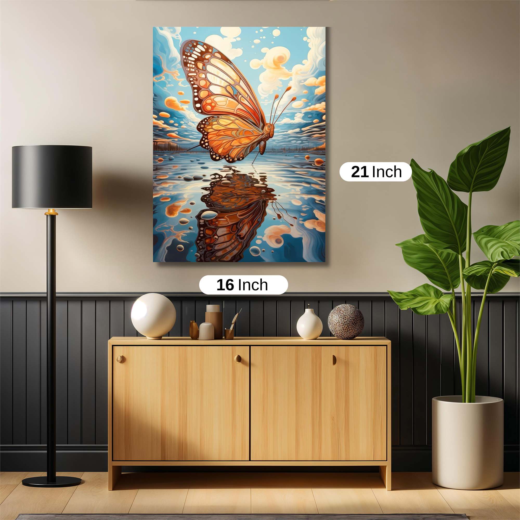 Butterfly Serenity Safe Wall Magnetic / M