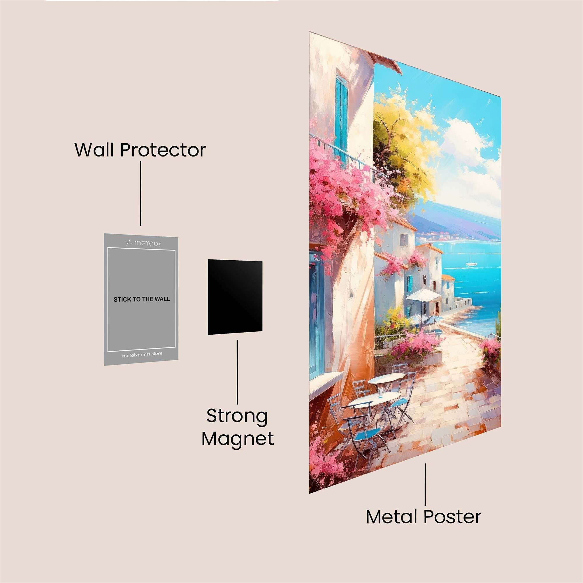 Mediterranean Bliss Safe Wall Magnetic / M