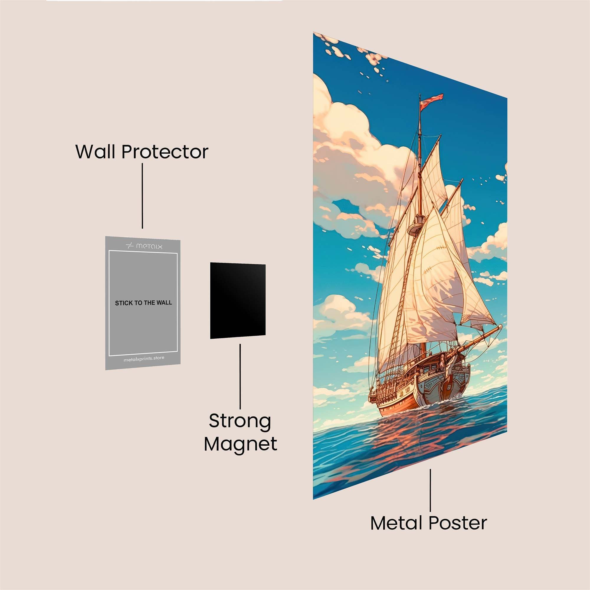 Sailor's Dream Safe Wall Magnetic / M