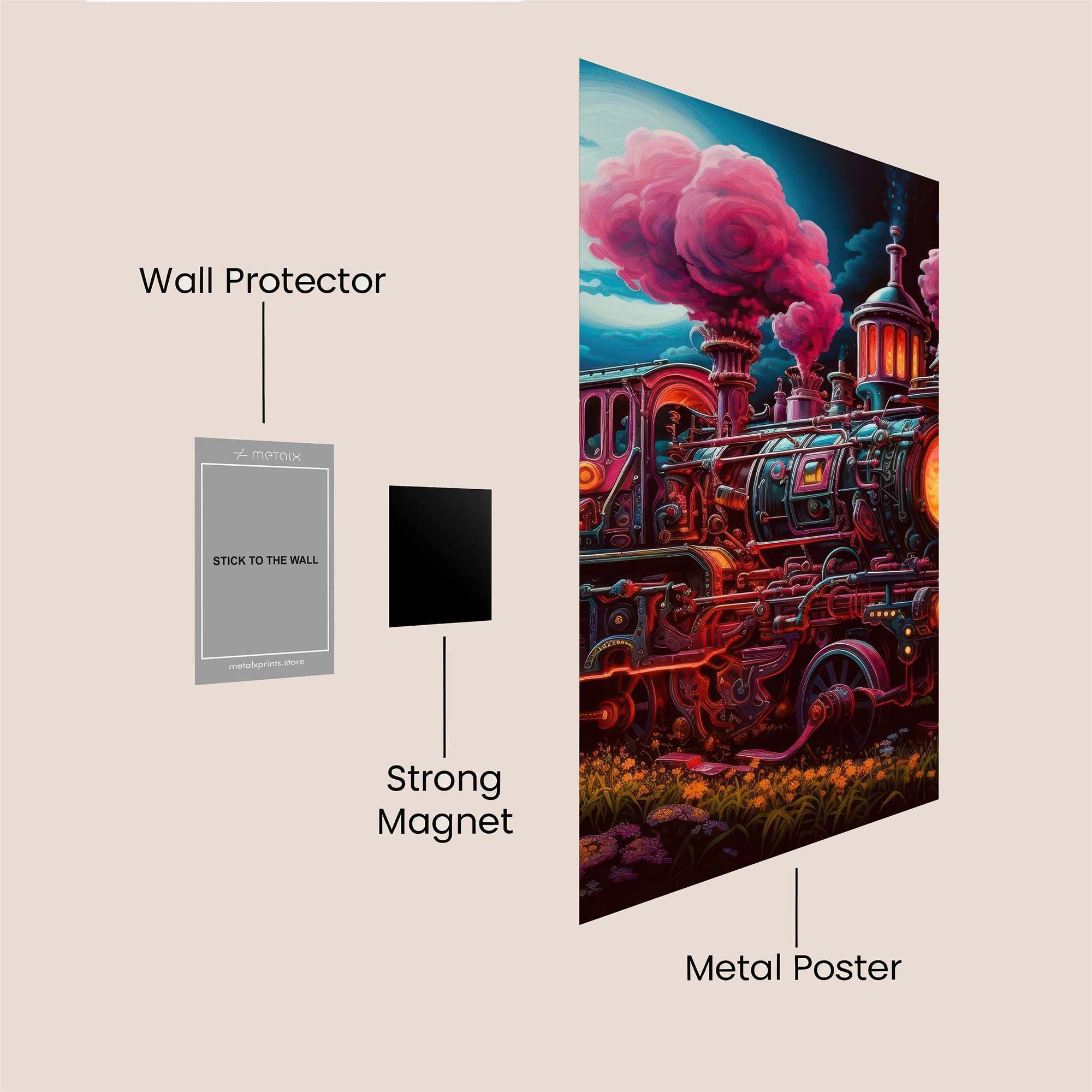 Steam Dream Safe Wall Magnetic / M