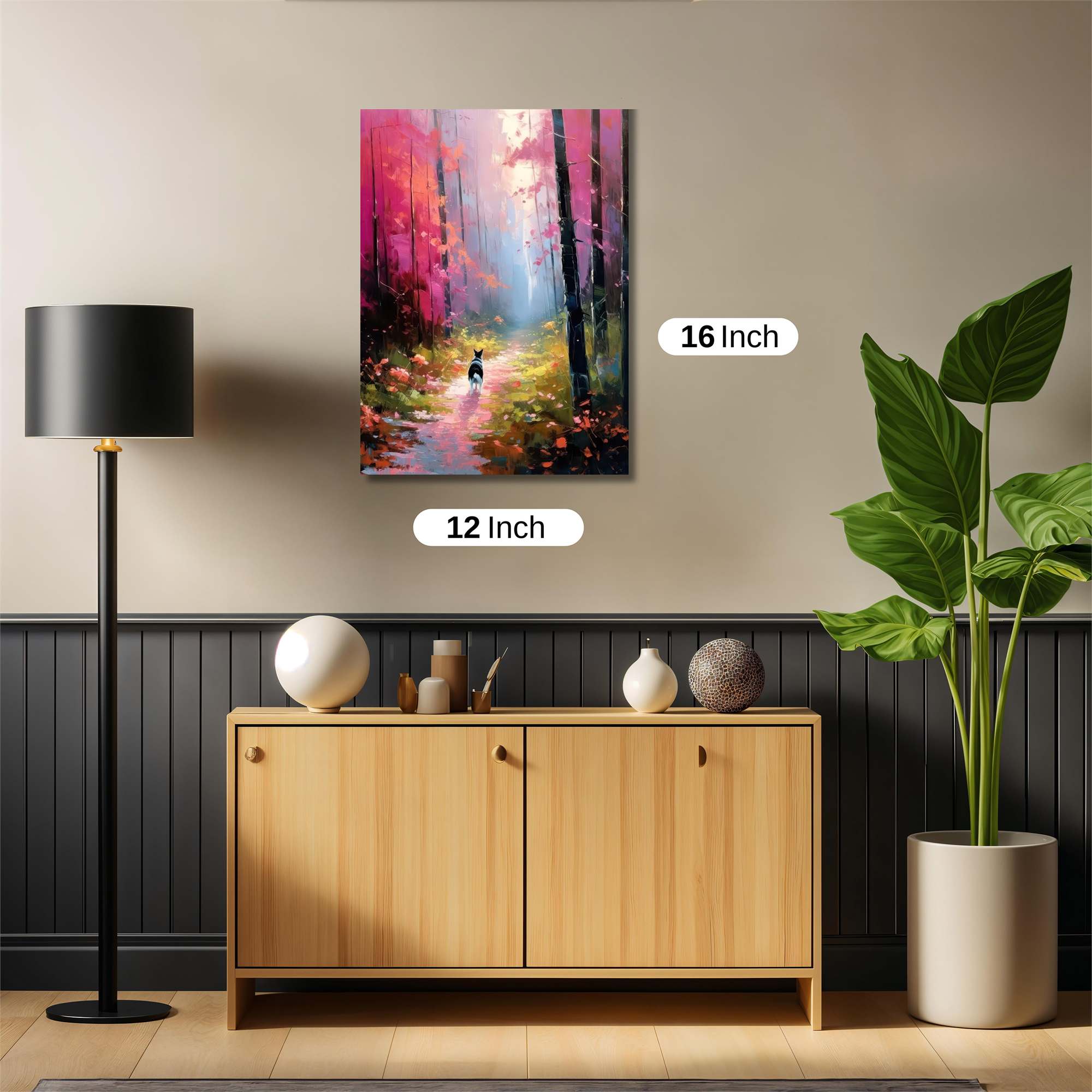 Canine Dreamscape Safe Wall Magnetic / M