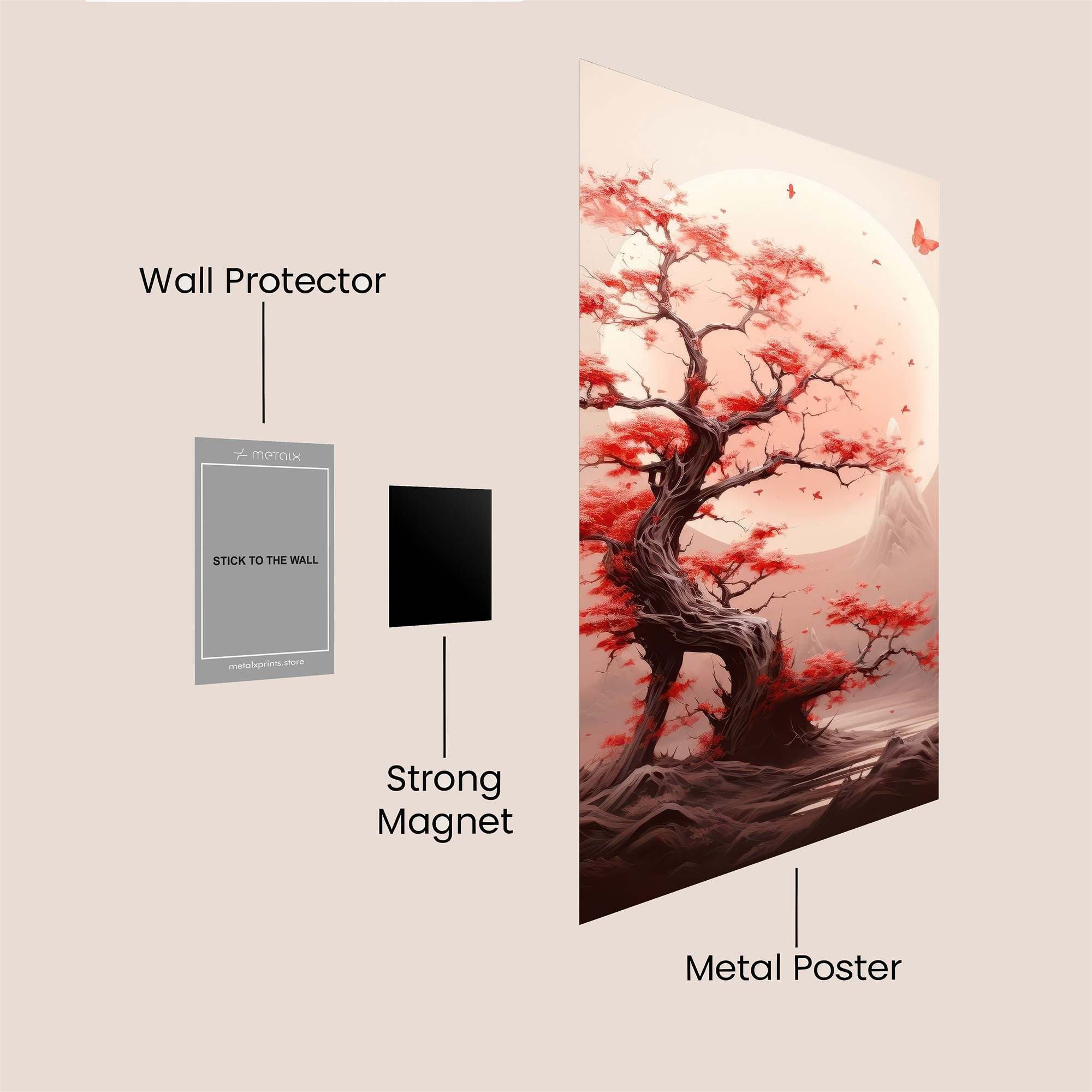 Moonlit Serenity Safe Wall Magnetic / M