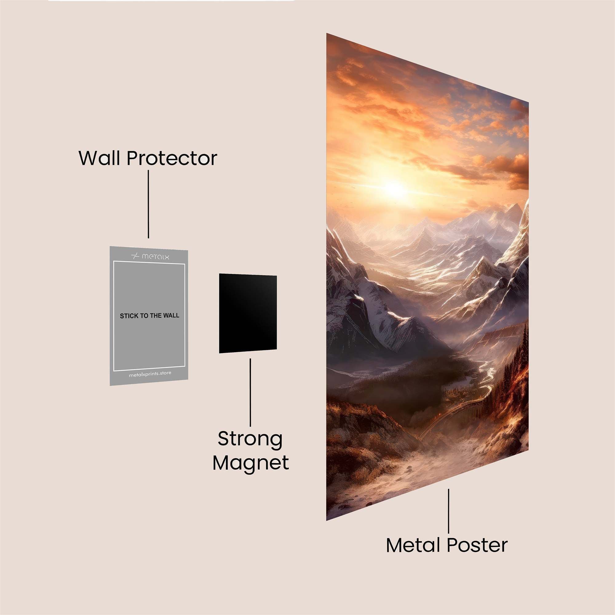 Ink Dream Safe Wall Magnetic / M