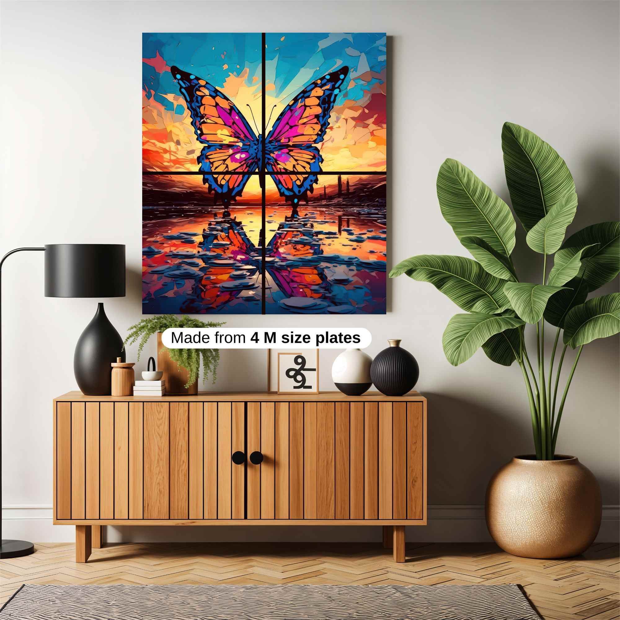 Butterfly Radiance Safe Wall Magnetic / M