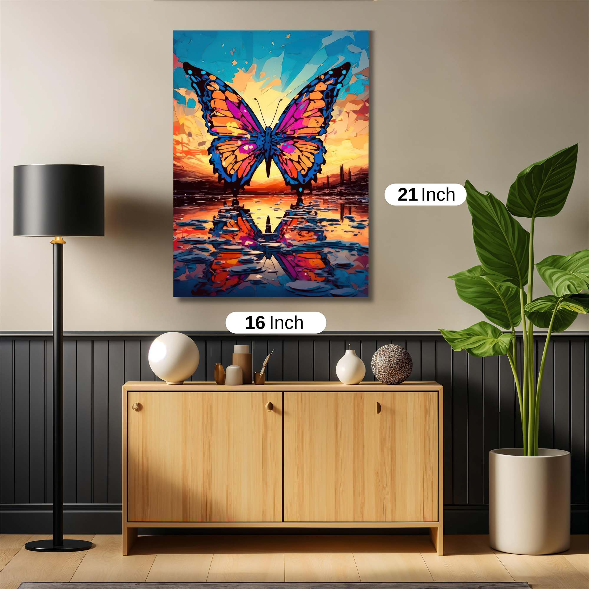 Butterfly Radiance Safe Wall Magnetic / M