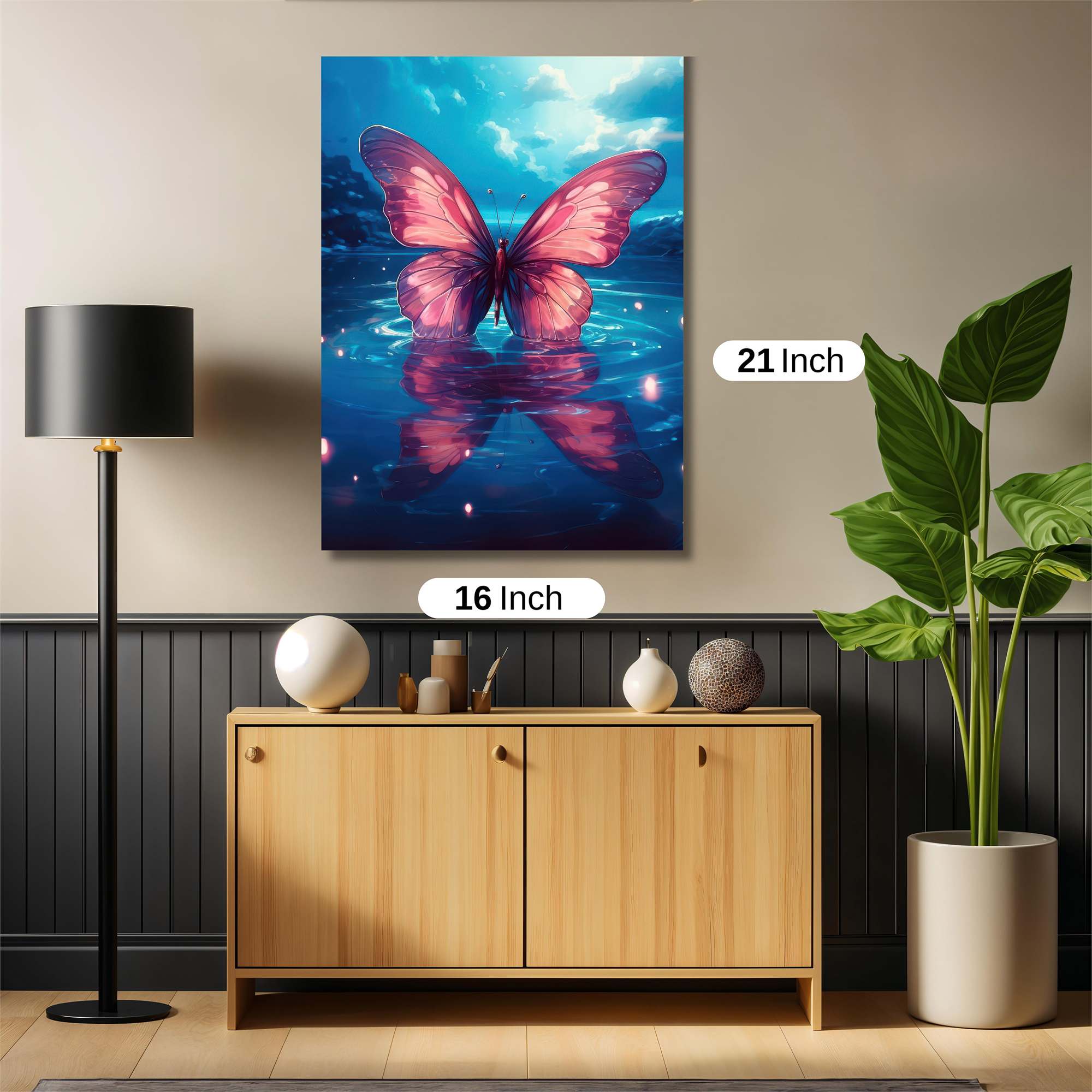 Butterfly Serenity Safe Wall Magnetic / M