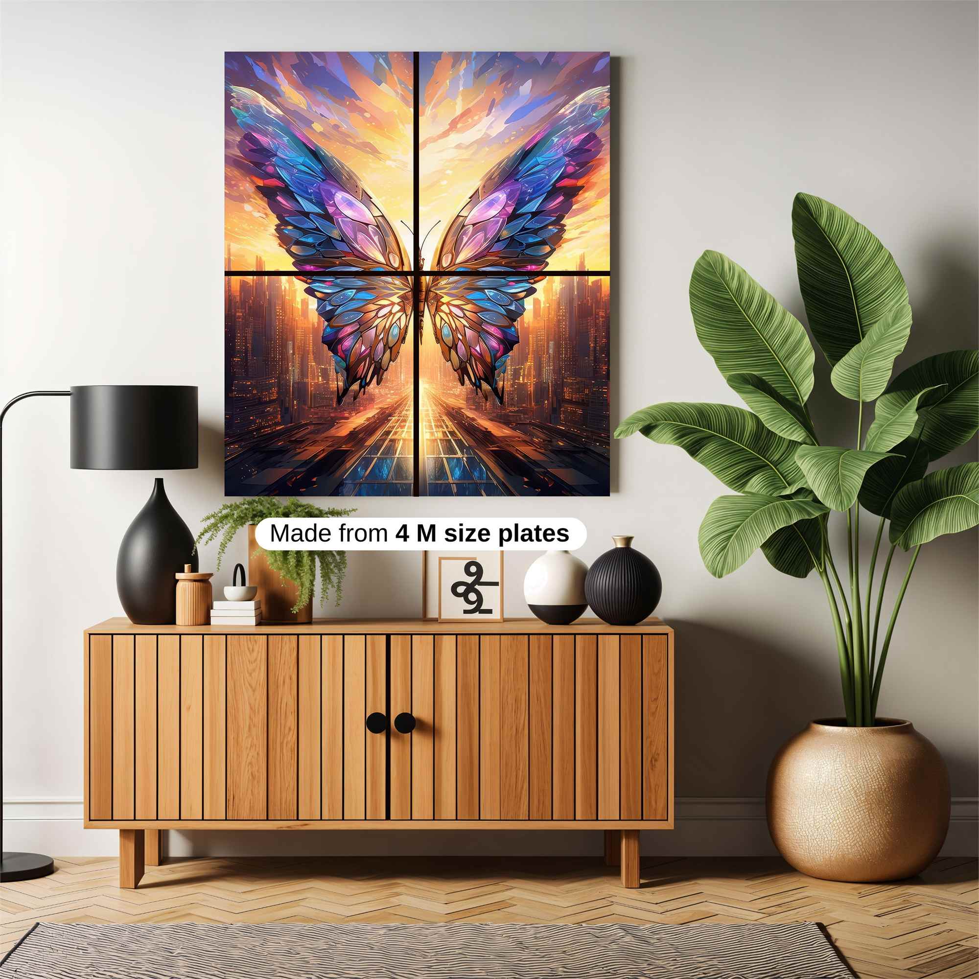 Butterfly Radiance Safe Wall Magnetic / M