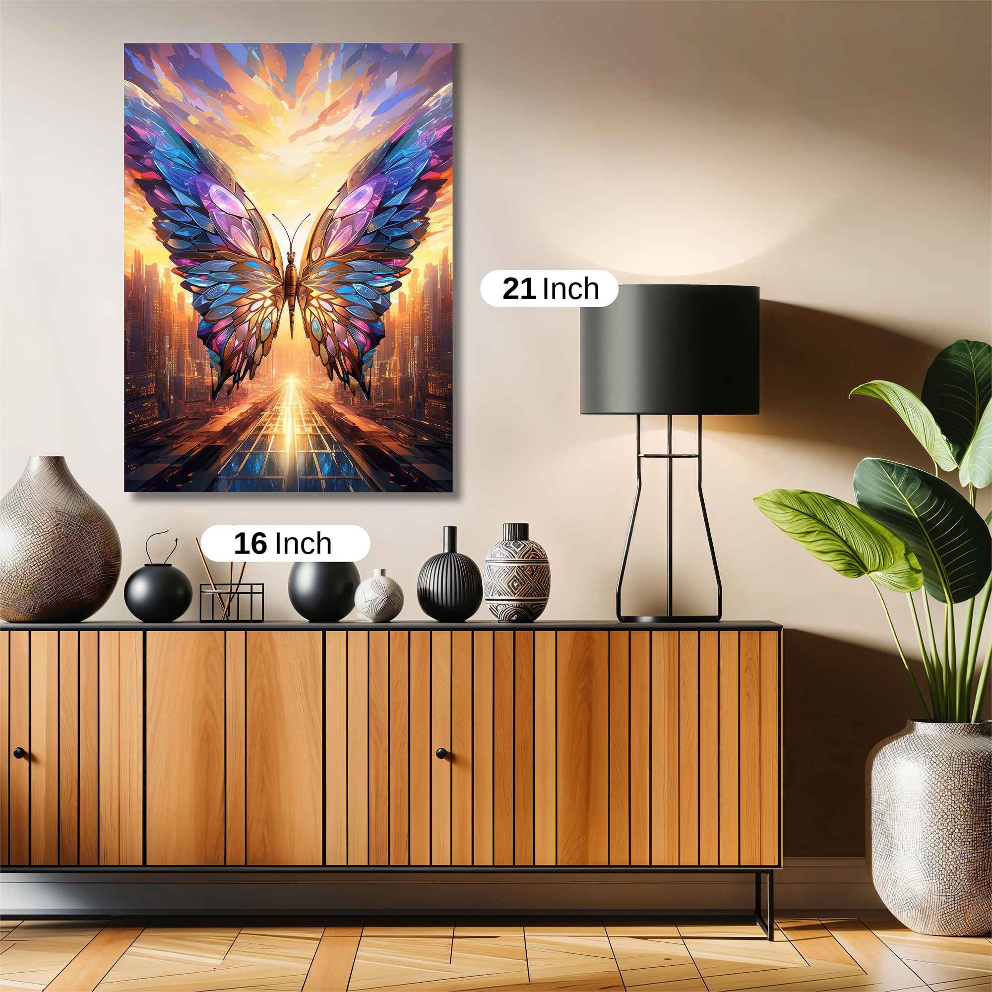 Butterfly Radiance Safe Wall Magnetic / M