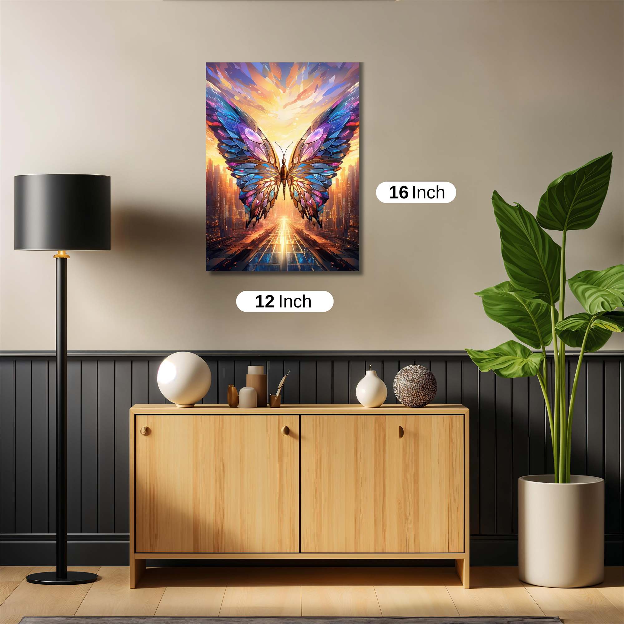 Butterfly Radiance Safe Wall Magnetic / M