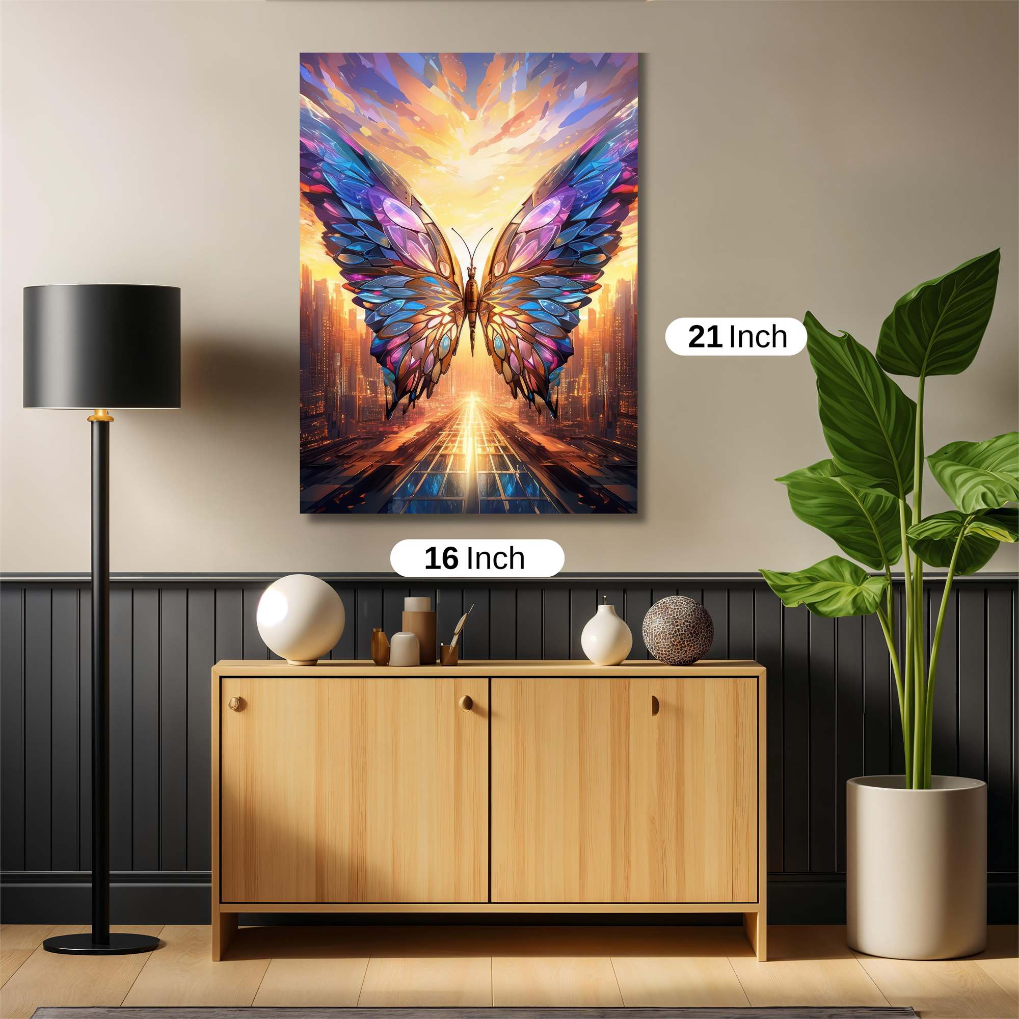 Butterfly Radiance Safe Wall Magnetic / M