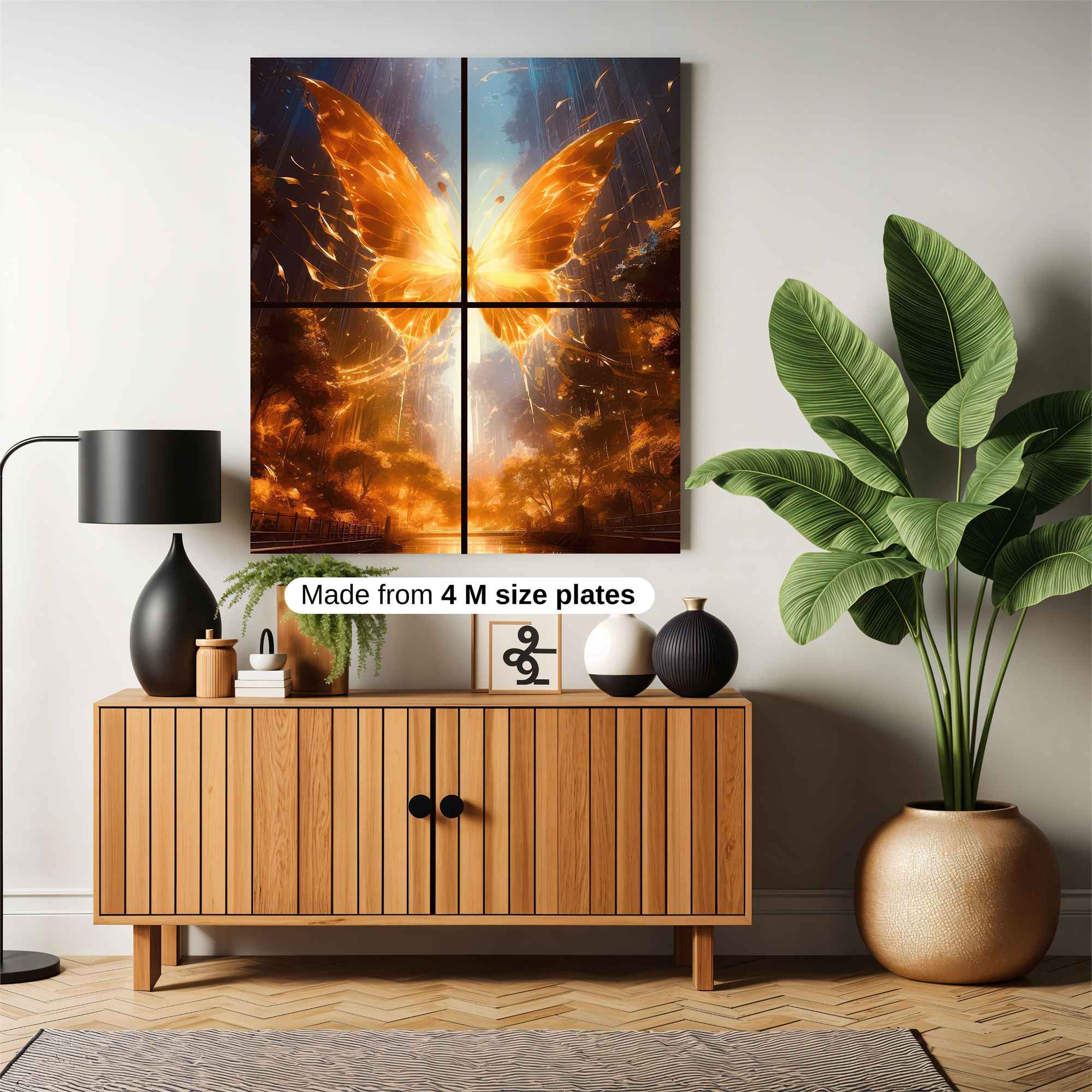 Butterfly Radiance Safe Wall Magnetic / M