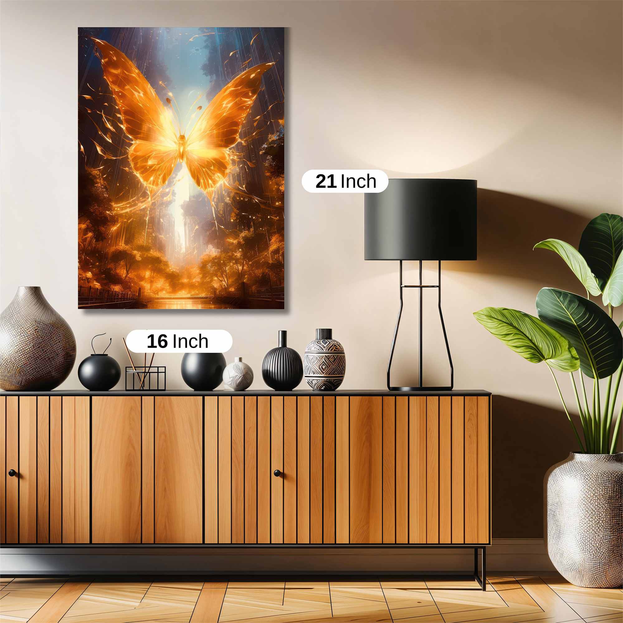 Butterfly Radiance Safe Wall Magnetic / M