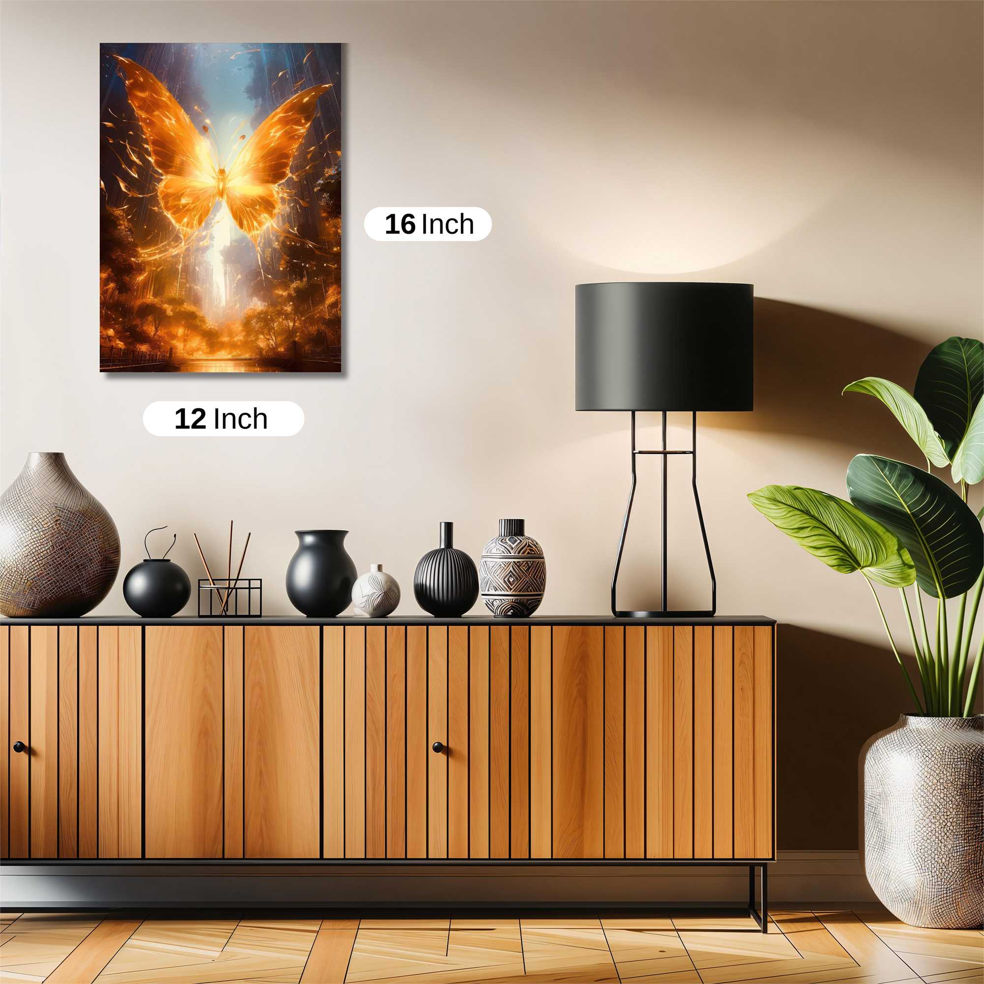 Butterfly Radiance Safe Wall Magnetic / M