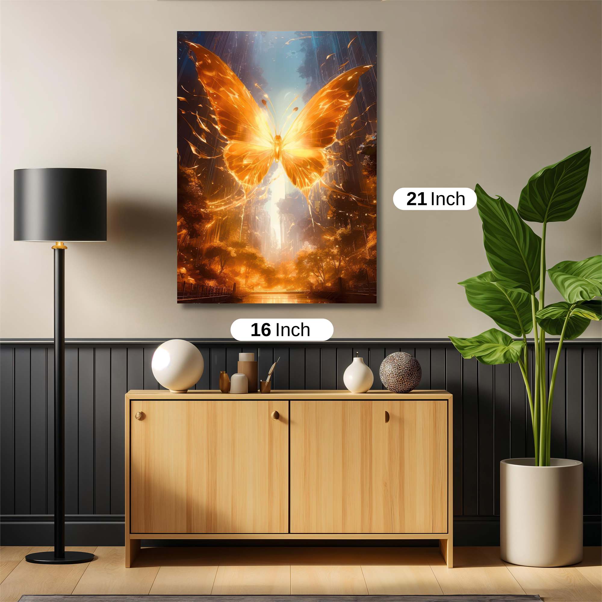 Butterfly Radiance Safe Wall Magnetic / M