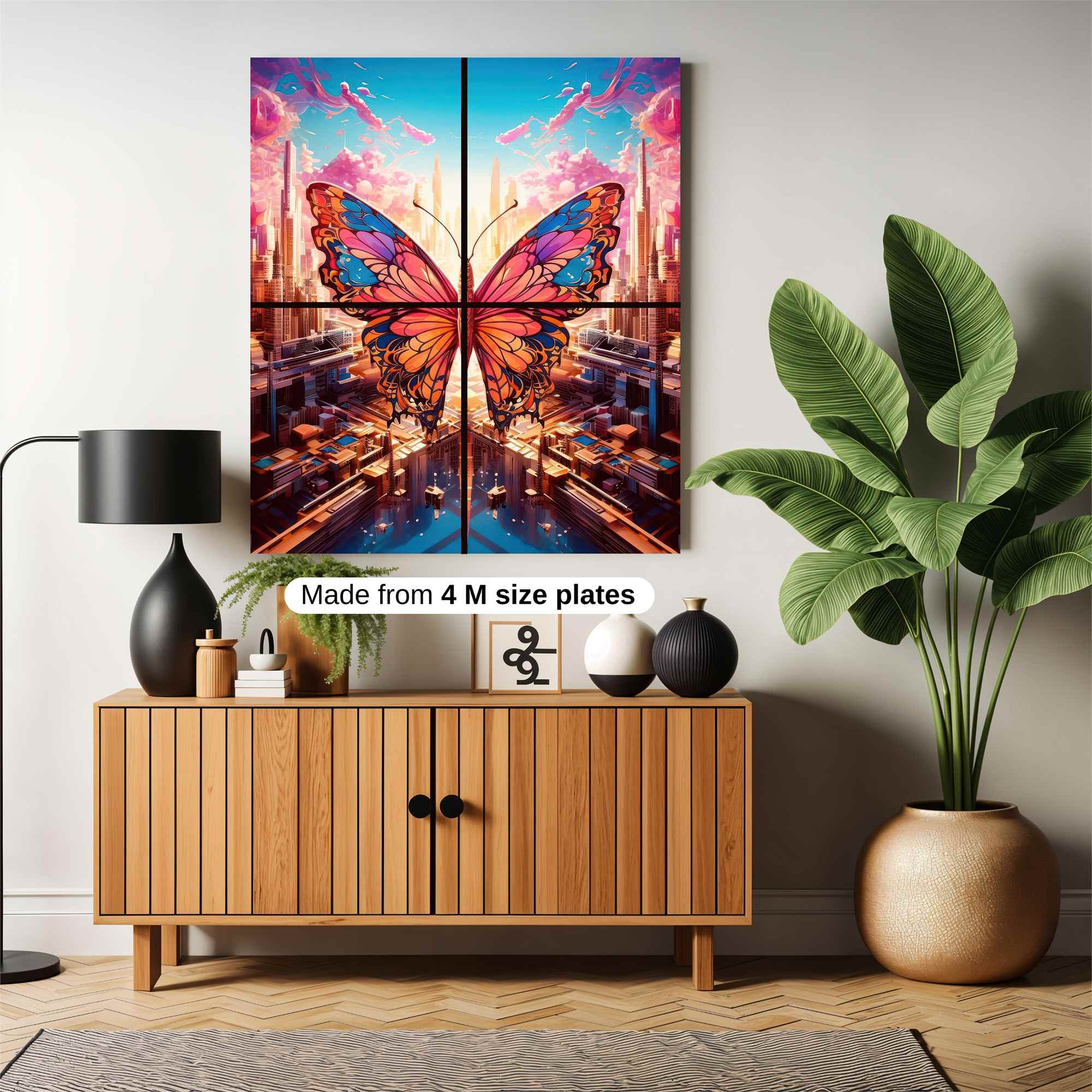 Butterfly Euphoria Safe Wall Magnetic / M