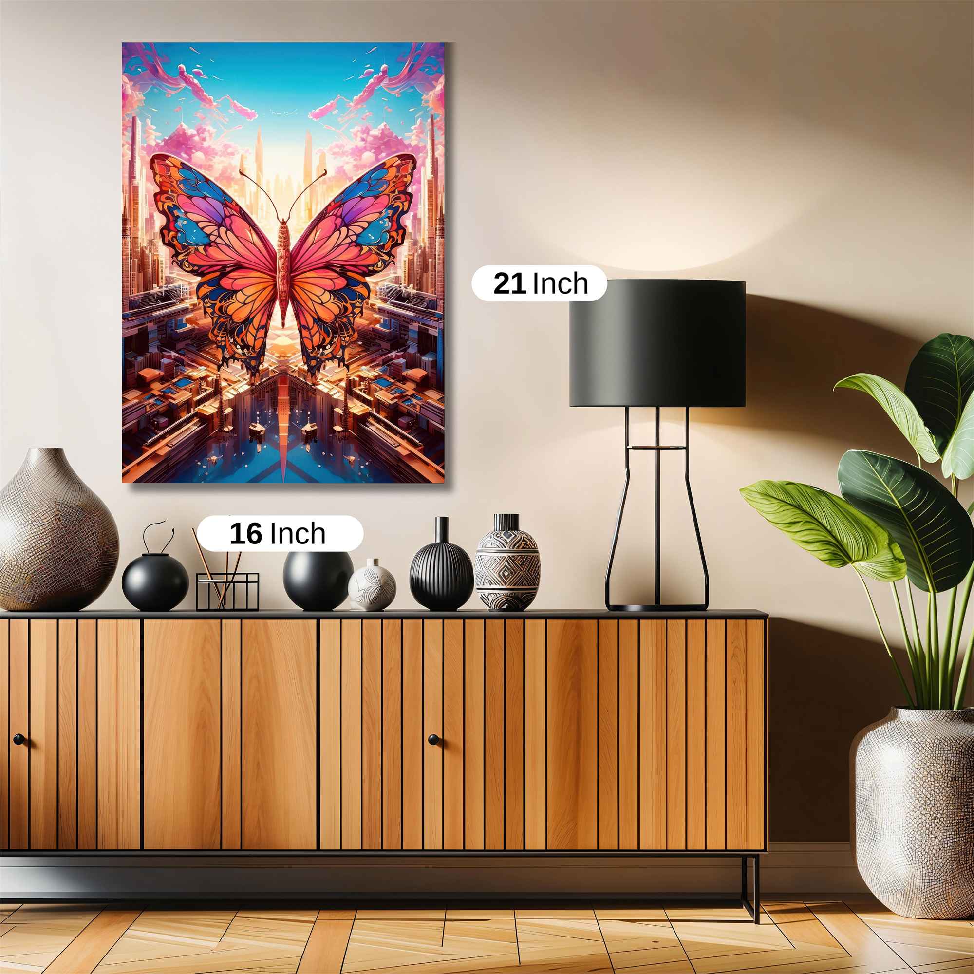 Butterfly Euphoria Safe Wall Magnetic / M