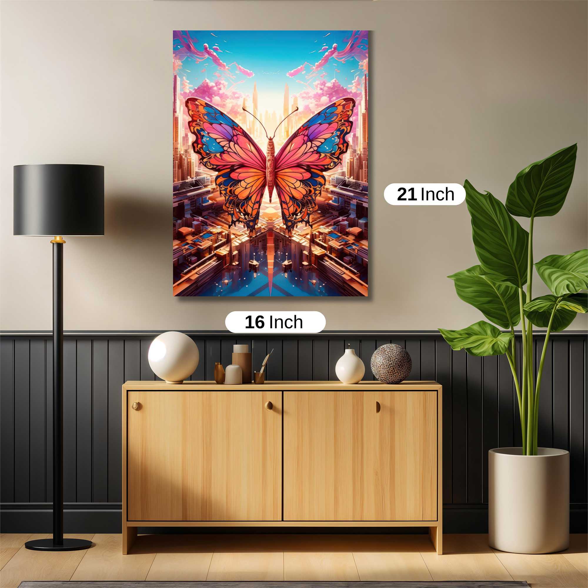 Butterfly Euphoria Safe Wall Magnetic / M