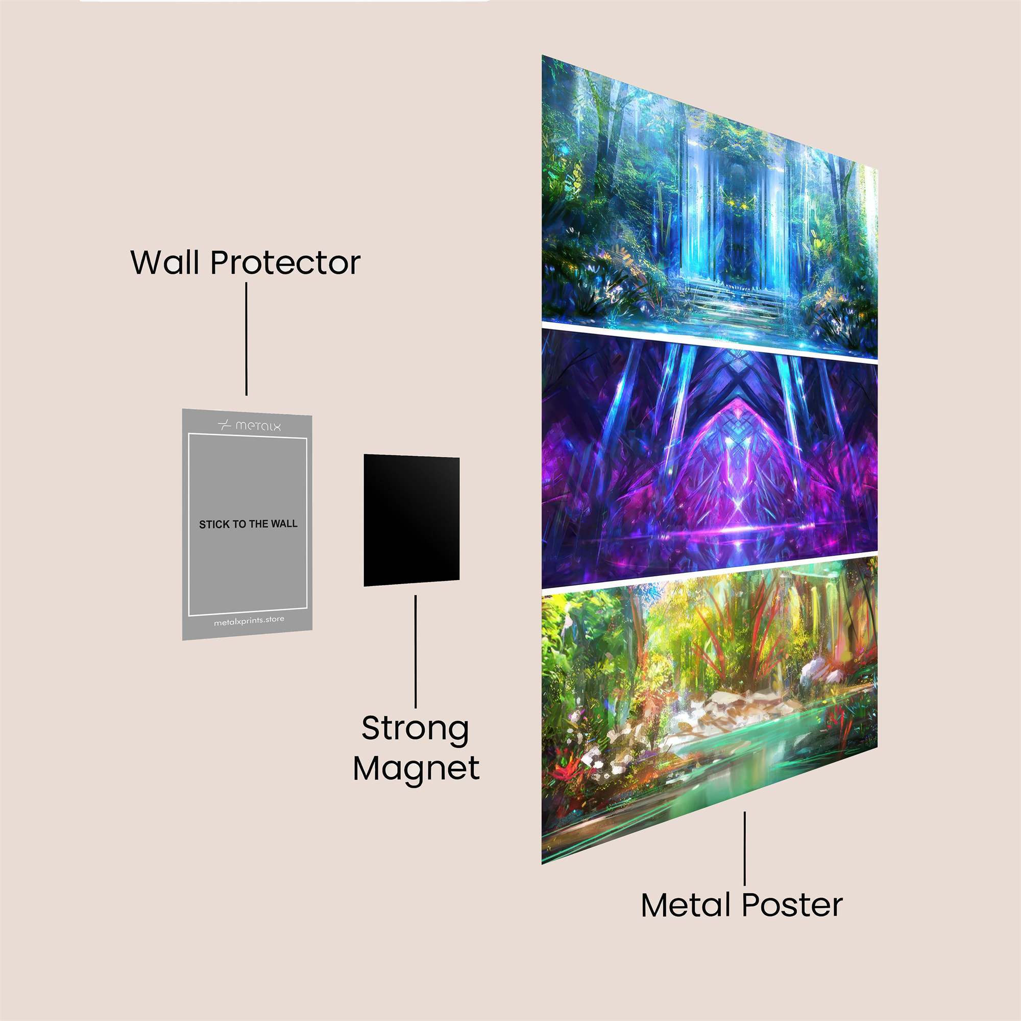 Mystic Serenity Safe Wall Magnetic / M