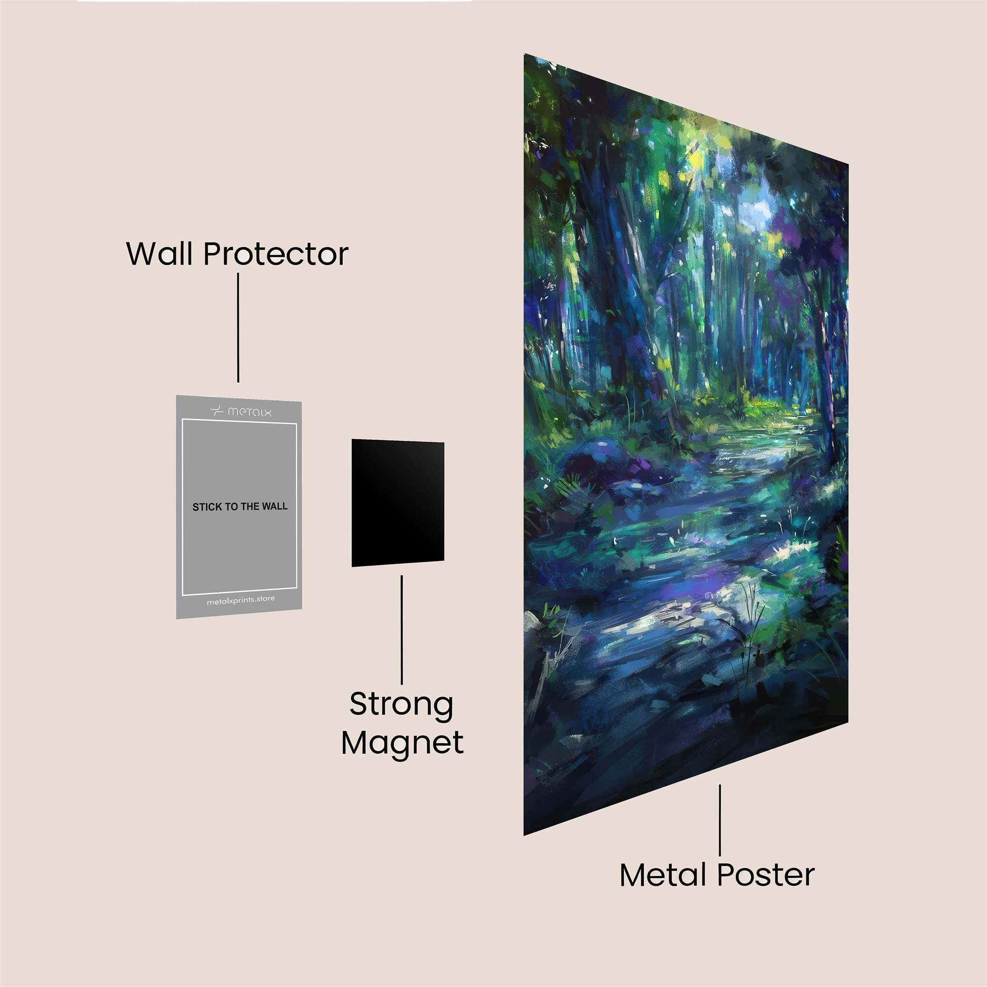 Forest Whisper Safe Wall Magnetic / M