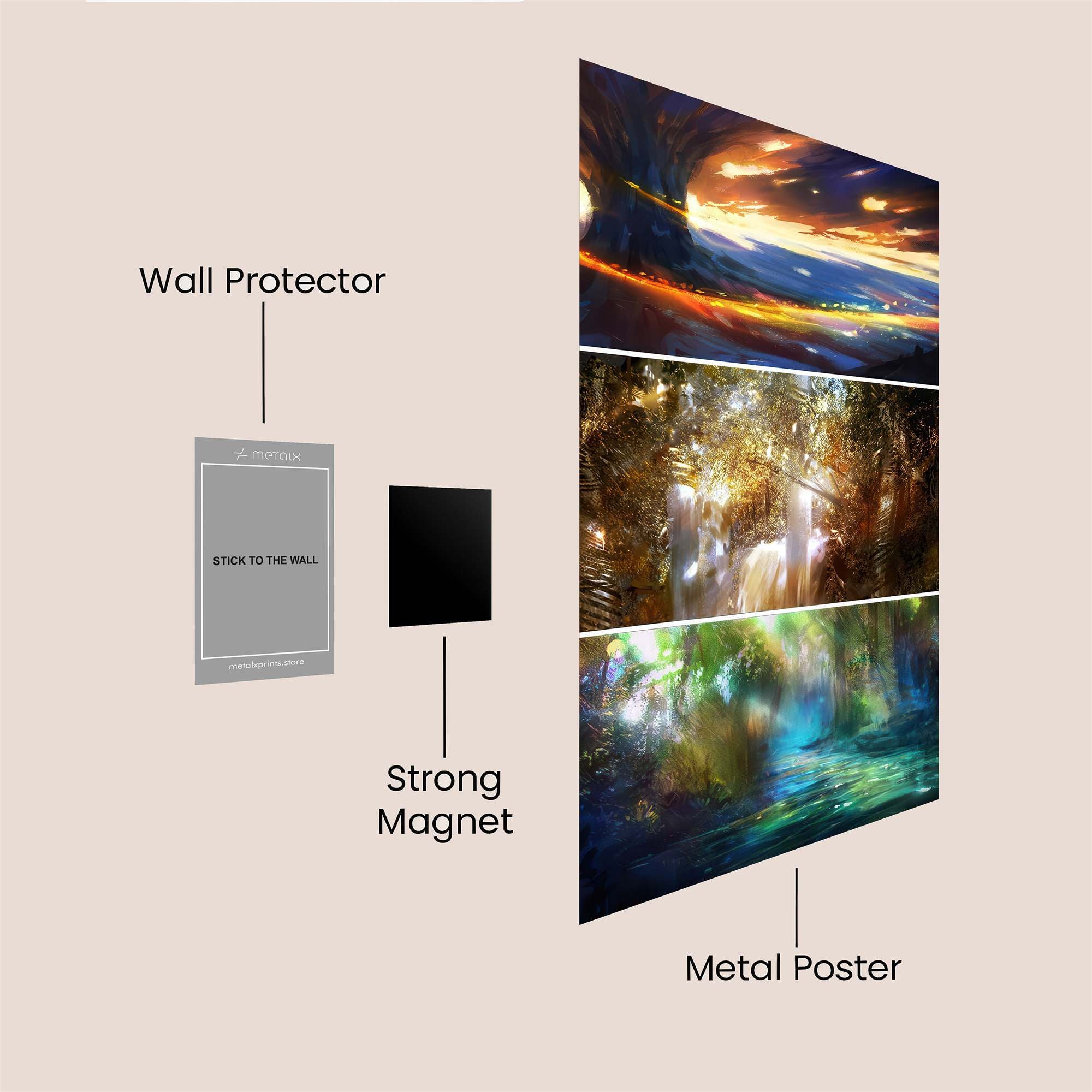 Ethereal Odyssey Safe Wall Magnetic / M