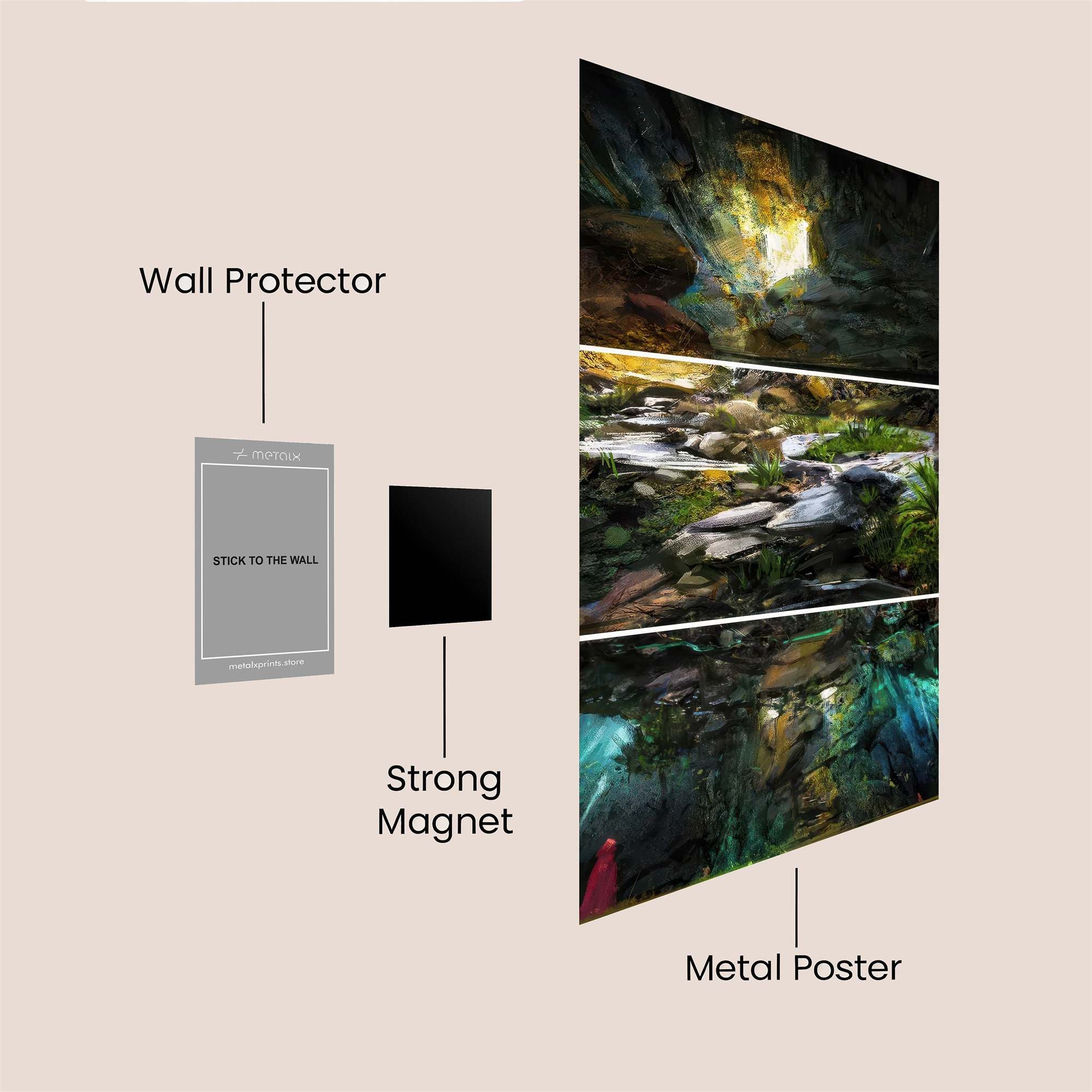 Cavern Enchantment Safe Wall Magnetic / M