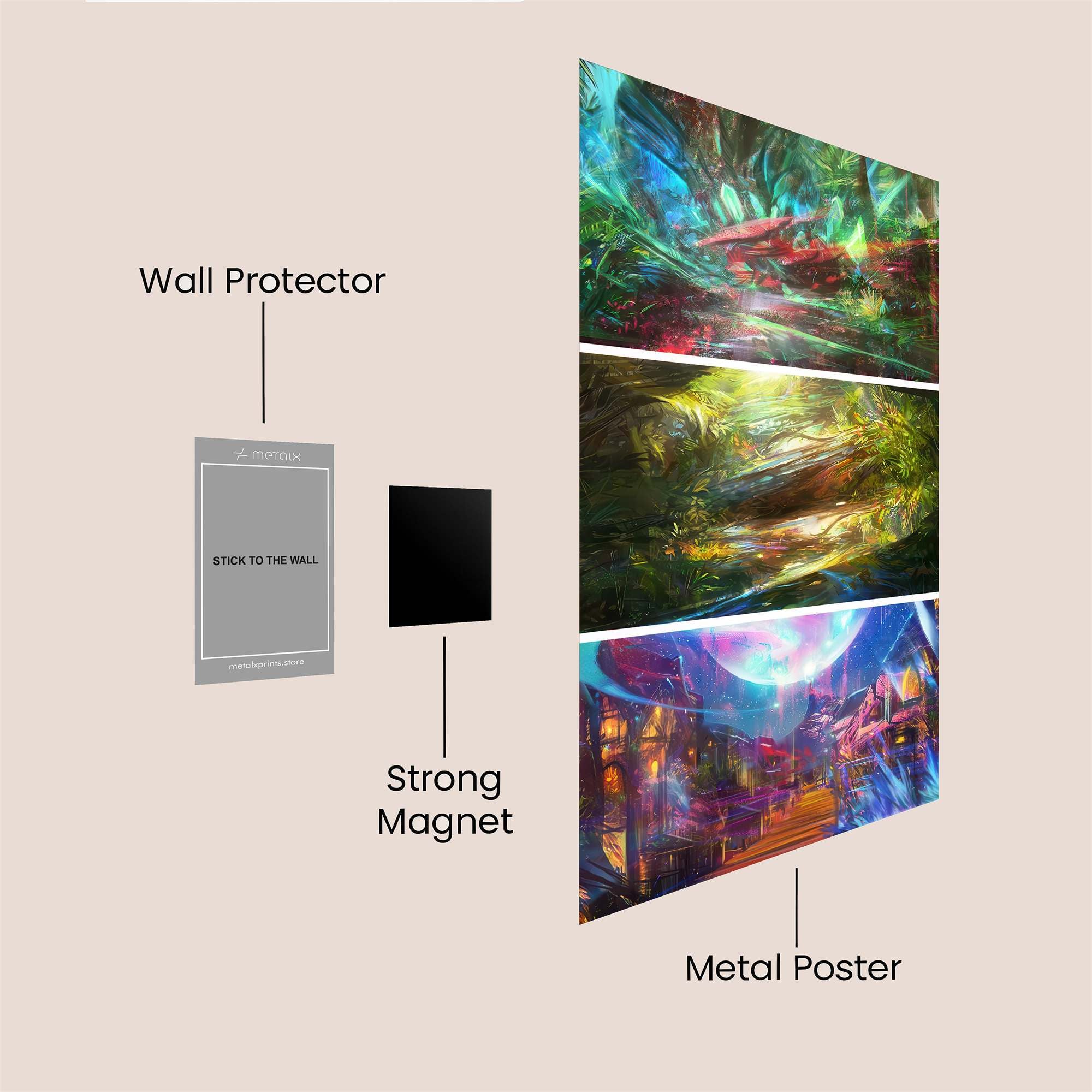 Forest Dreamscape Safe Wall Magnetic / M
