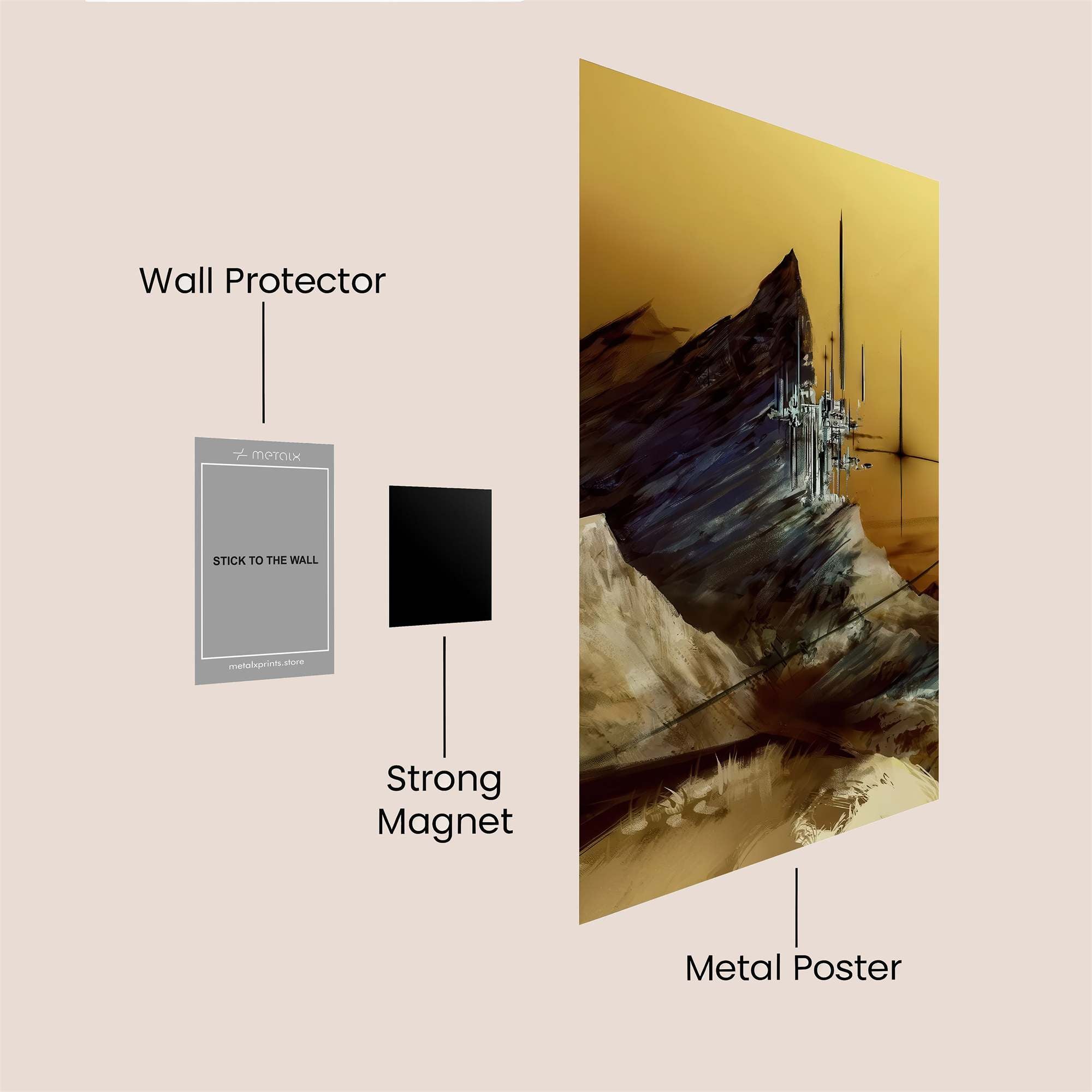 Spire Serenity Safe Wall Magnetic / M