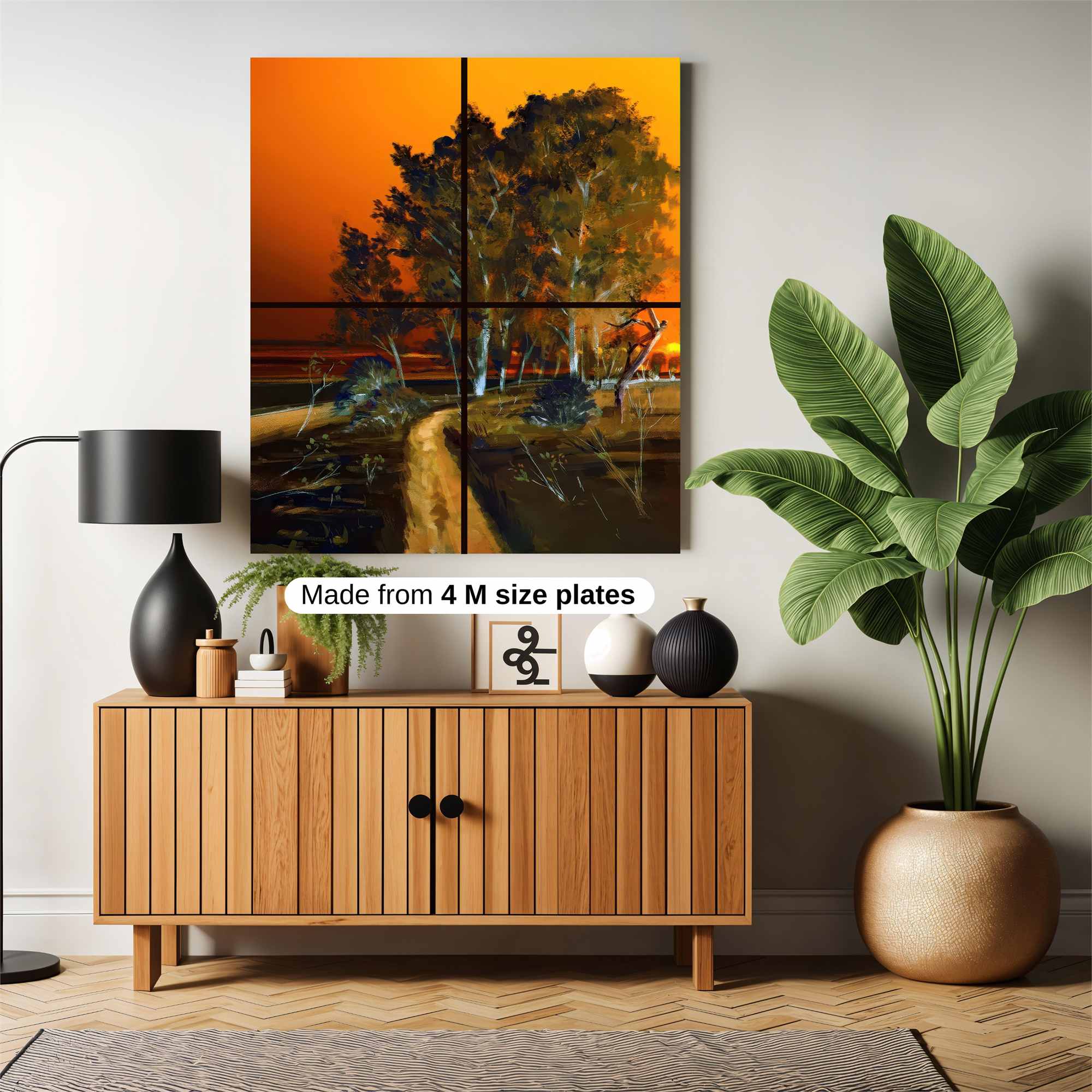 Sunset Serenity Safe Wall Magnetic / M