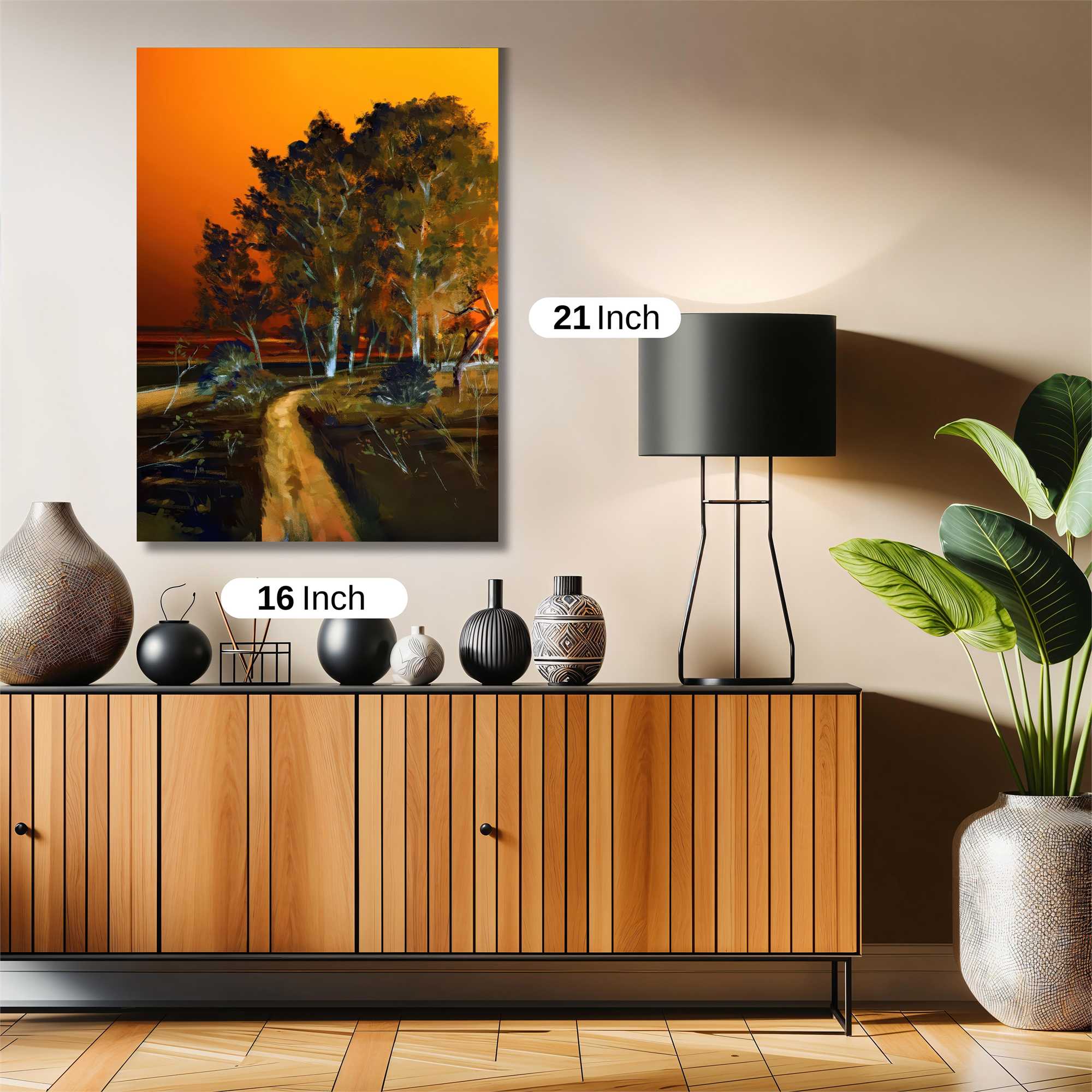 Sunset Serenity Safe Wall Magnetic / M
