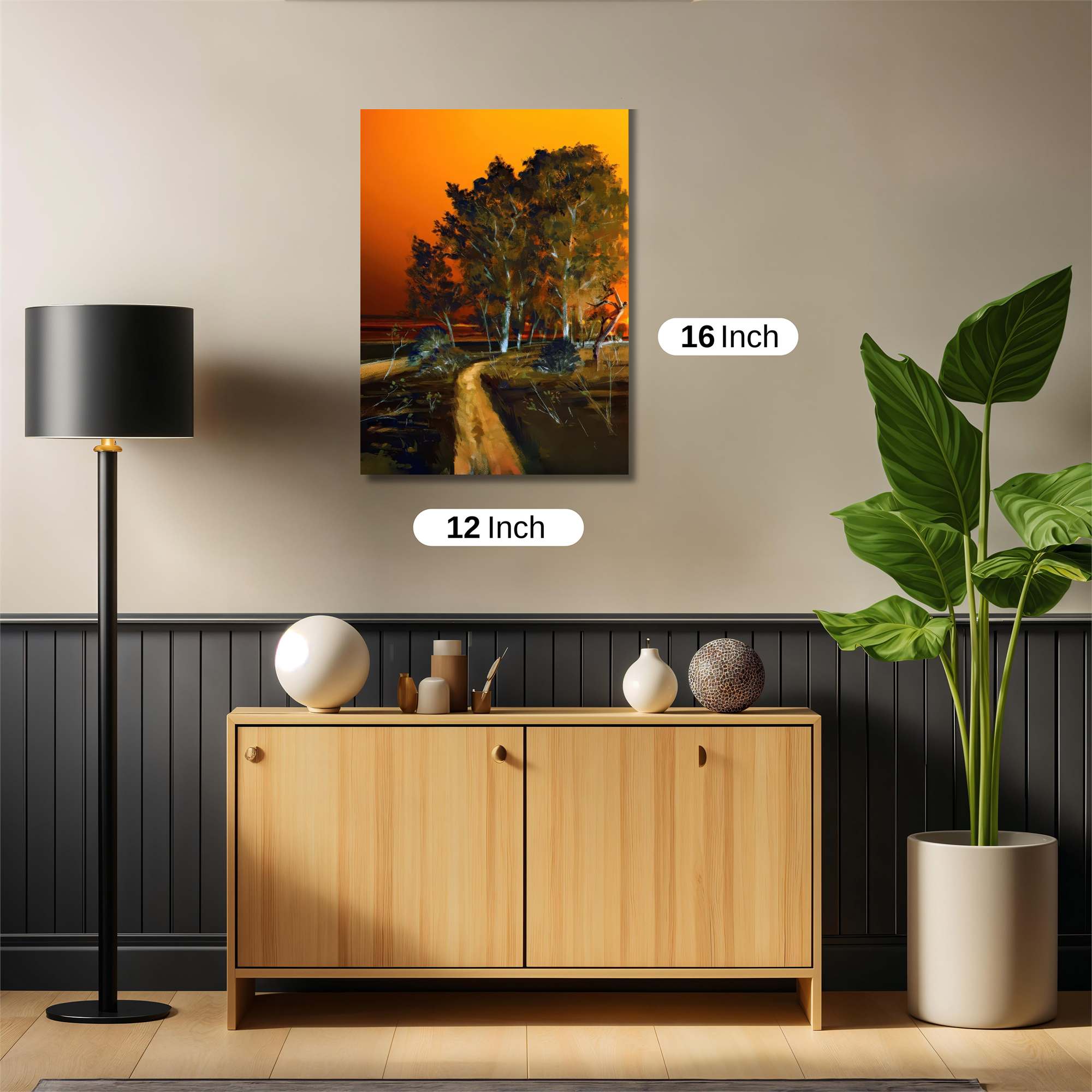 Sunset Serenity Safe Wall Magnetic / M