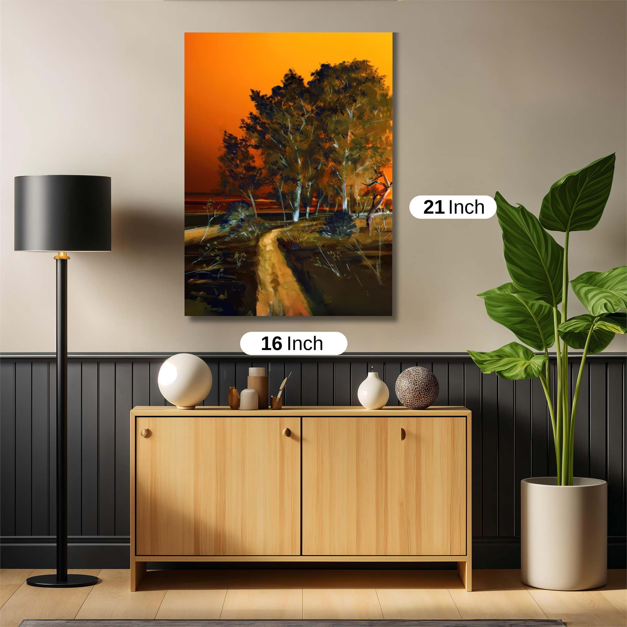 Sunset Serenity Safe Wall Magnetic / M