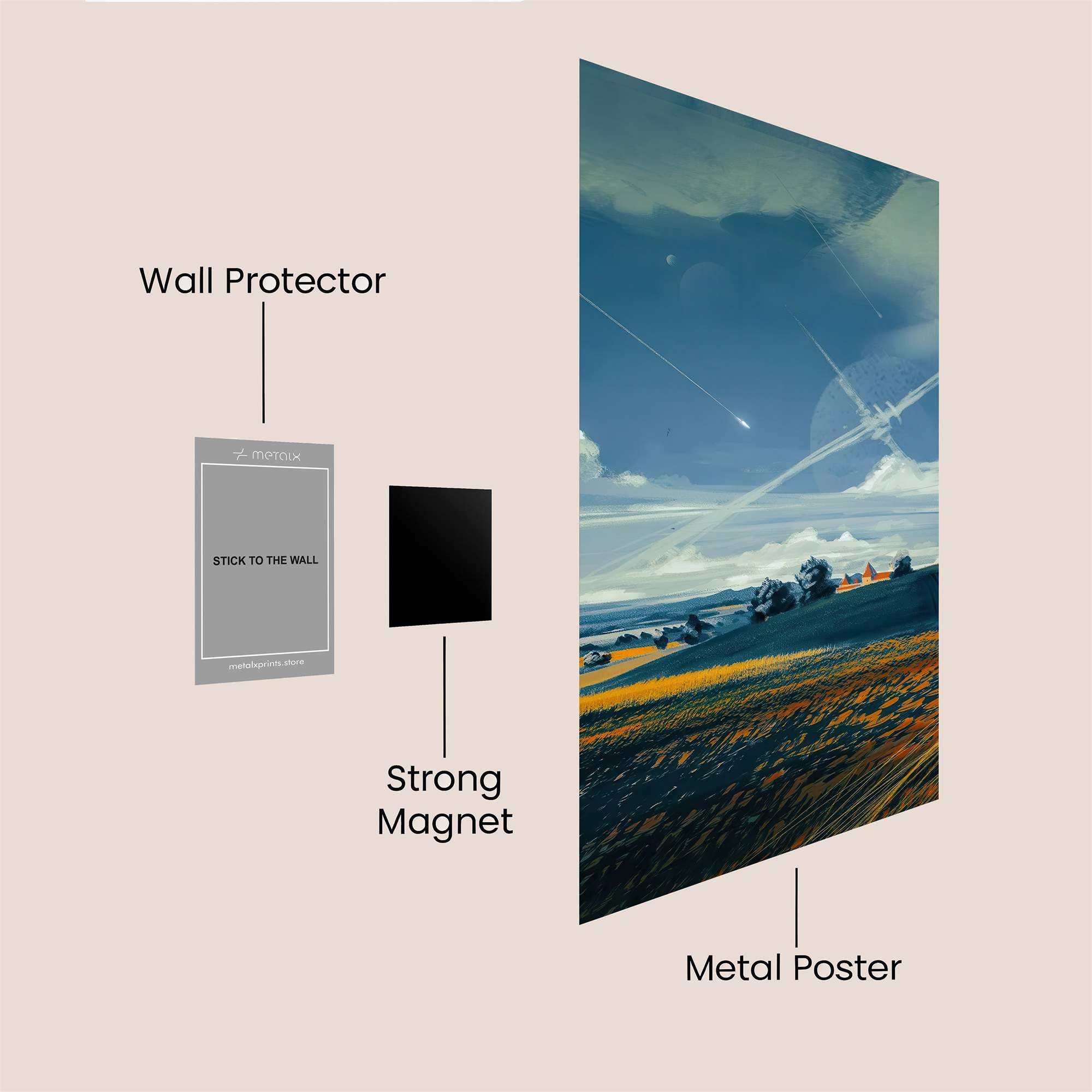 Sky Serenade Safe Wall Magnetic / M