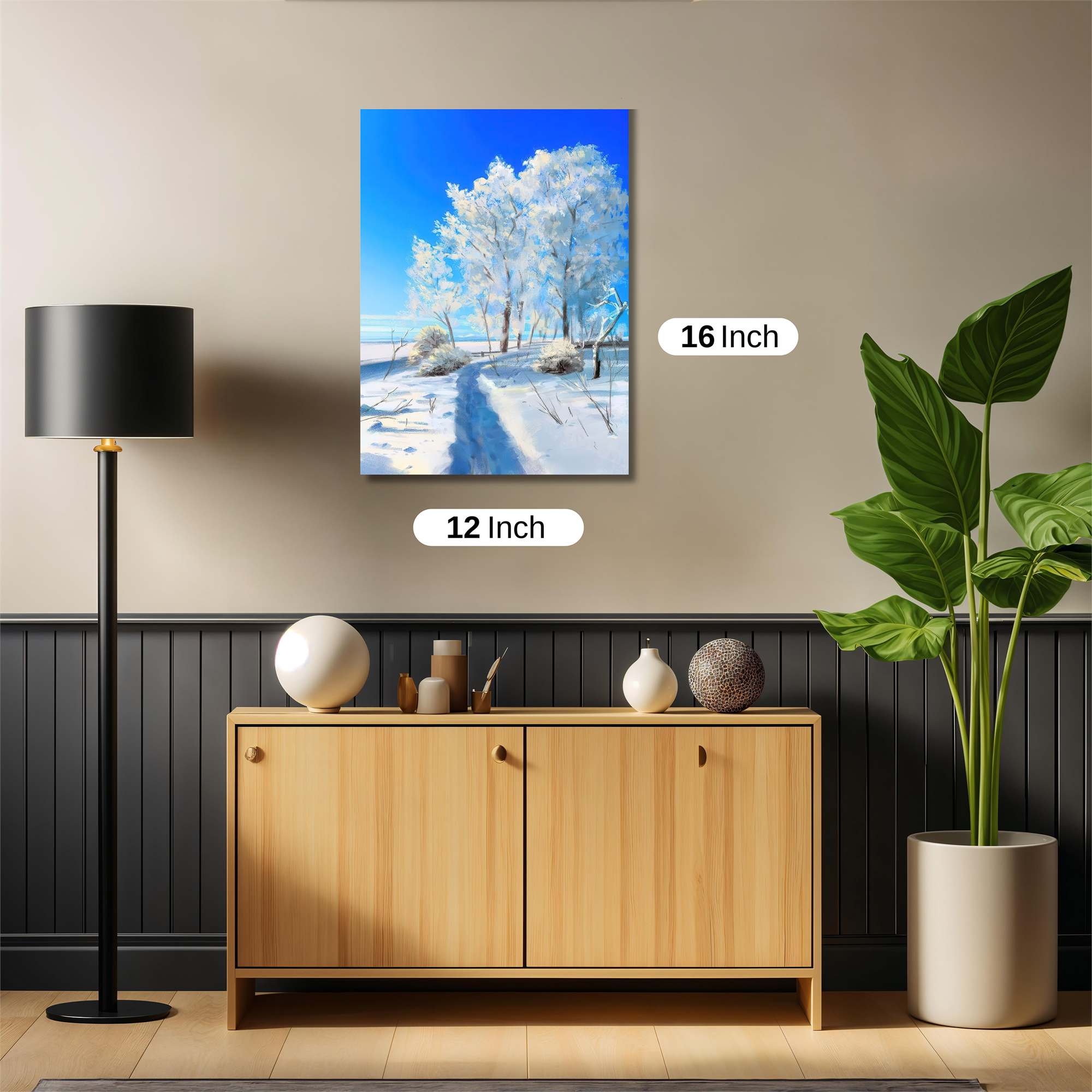 Winter Serenity Safe Wall Magnetic / M