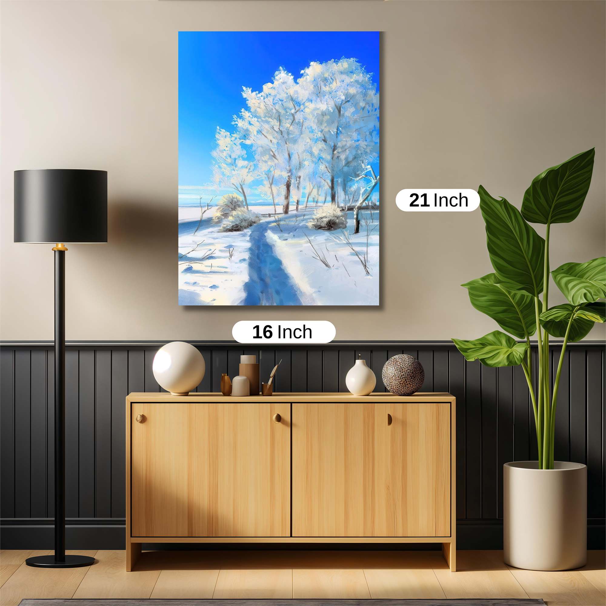 Winter Serenity Safe Wall Magnetic / M