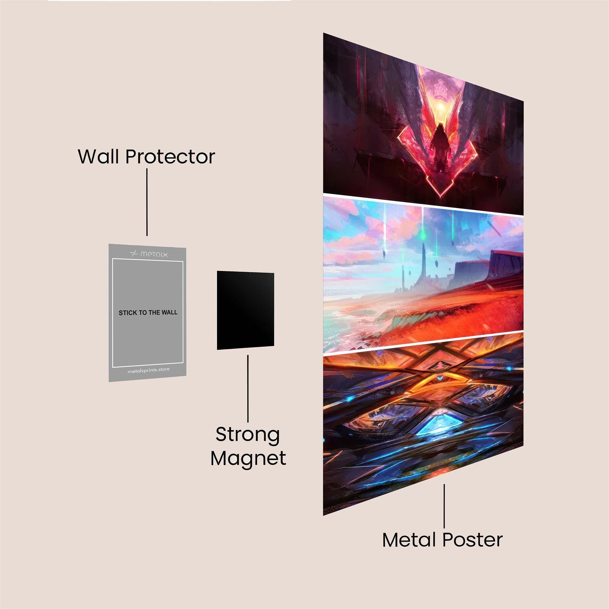 Cosmic Euphoria Safe Wall Magnetic / M