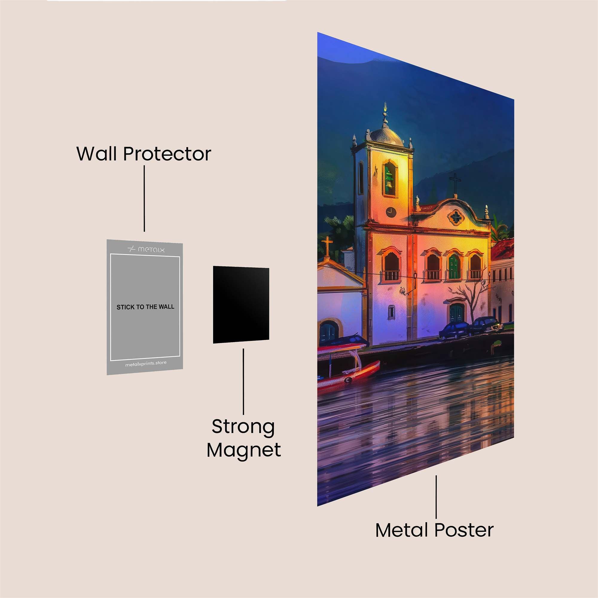 Paraty Tranquil Safe Wall Magnetic / M