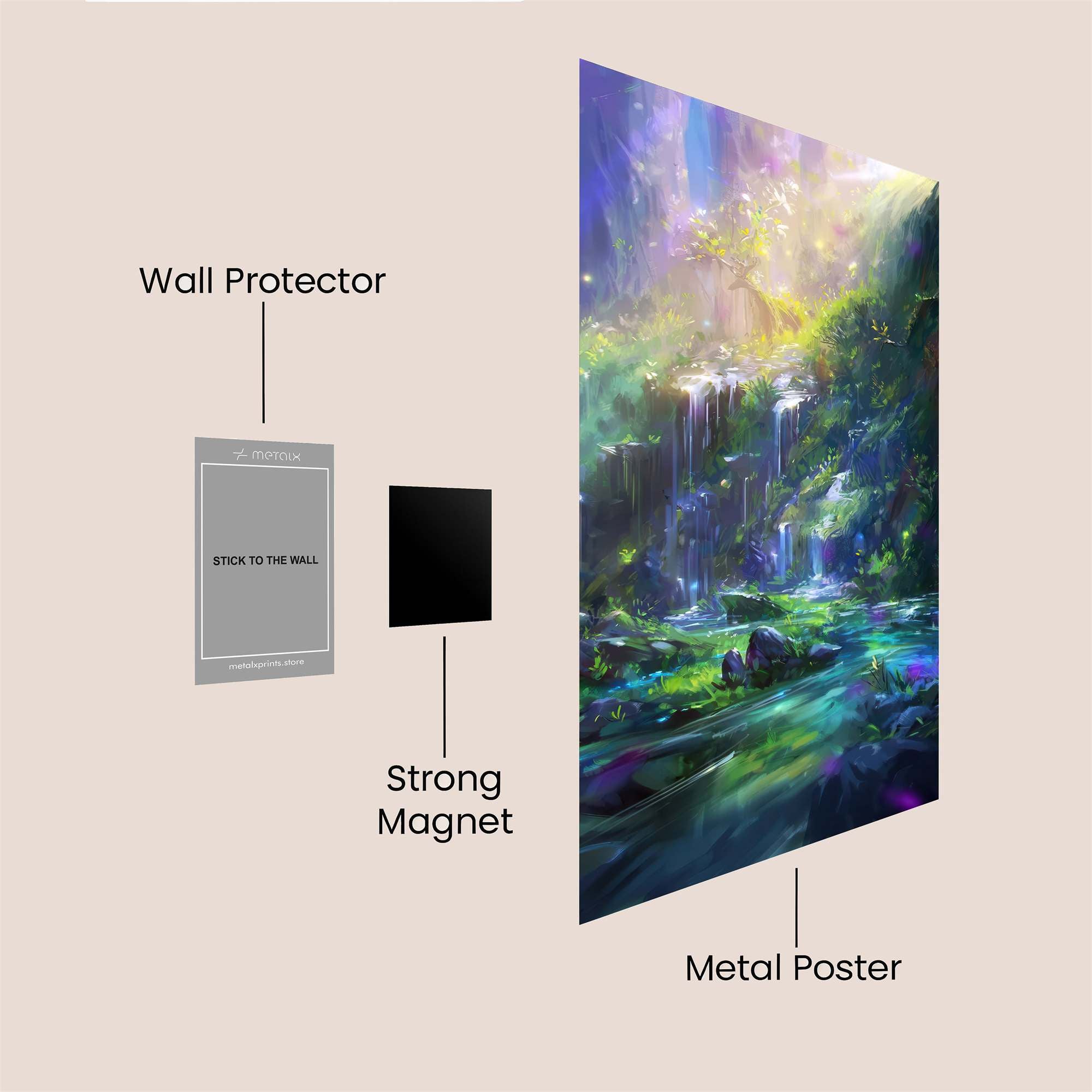 Enchanted Serenity Safe Wall Magnetic / M