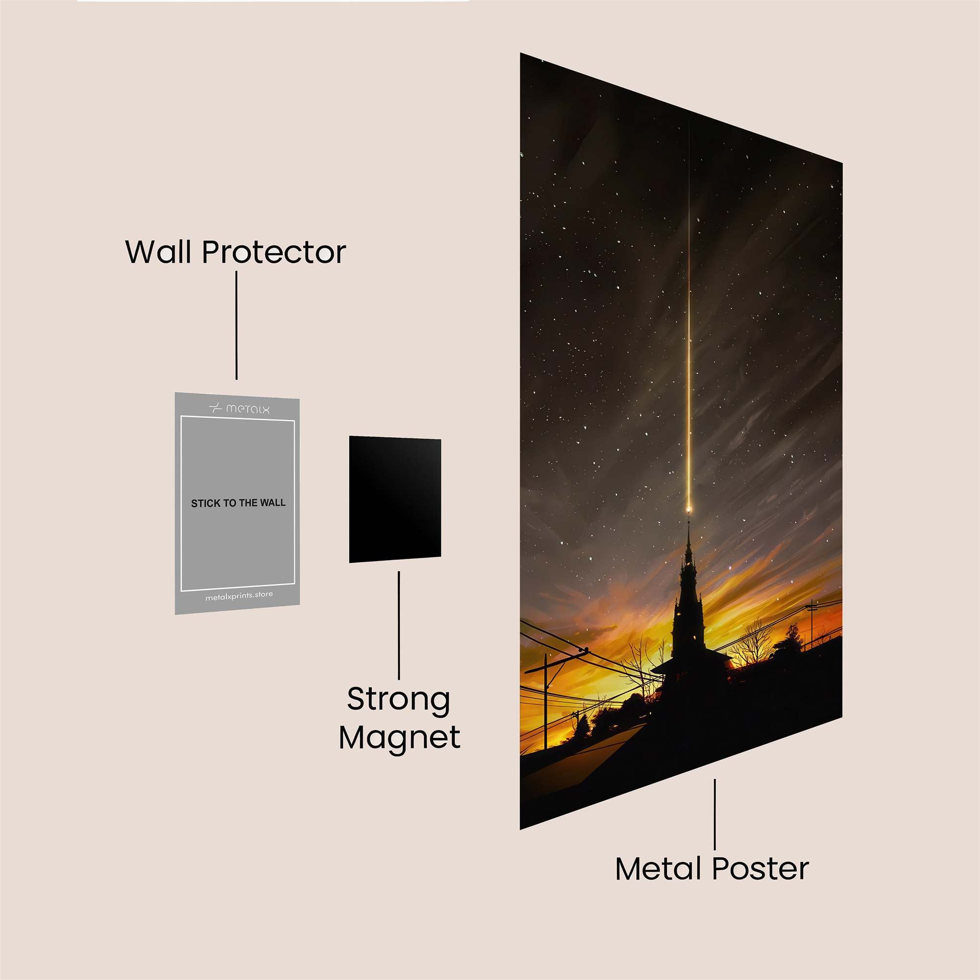 Beam Serenity Safe Wall Magnetic / M