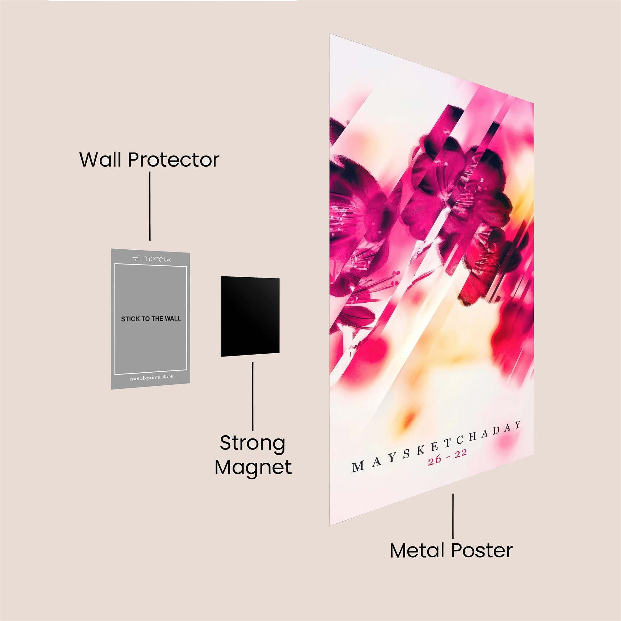 CherryBlossomDream Safe Wall Magnetic / M