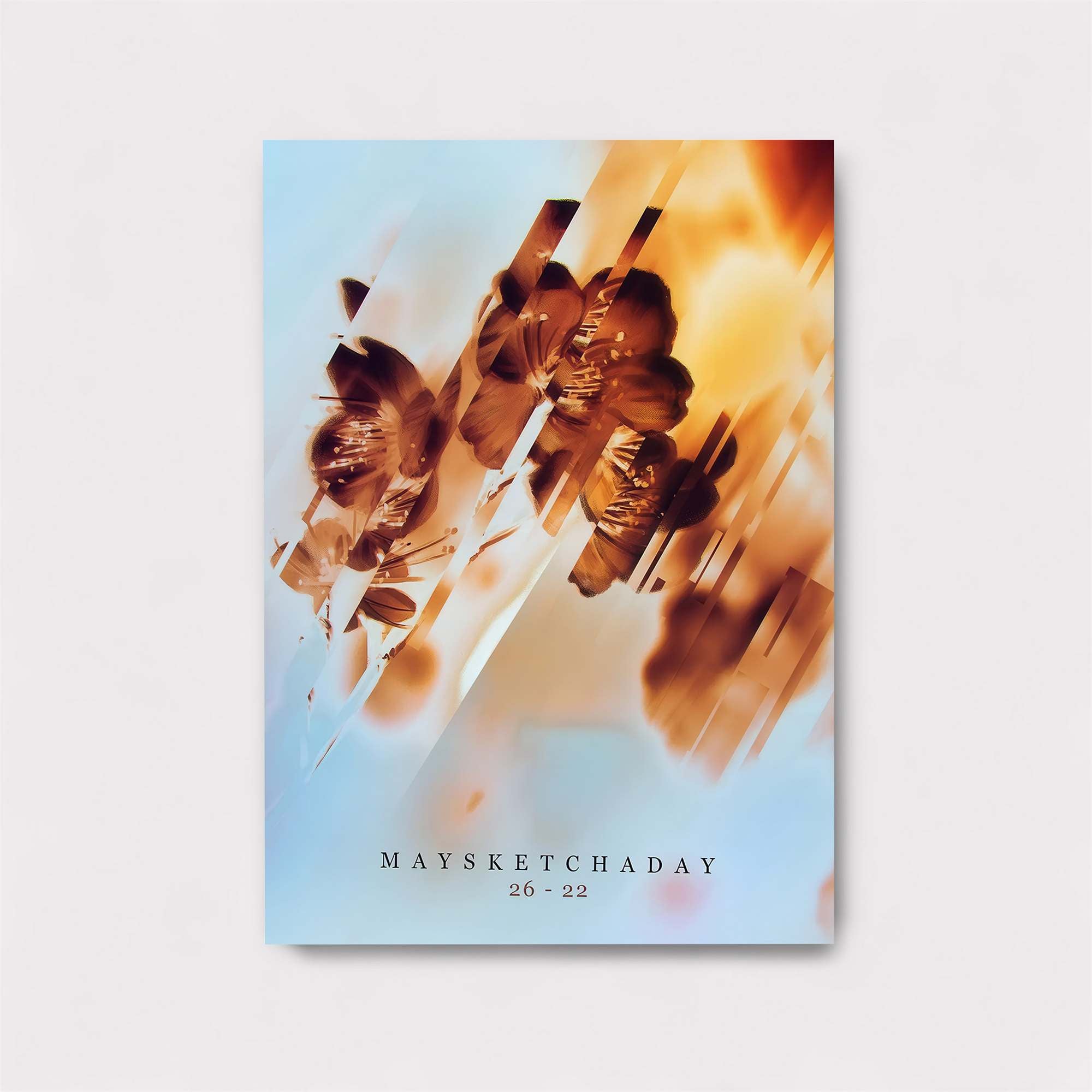 Floral Blaze Safe Wall Magnetic / M