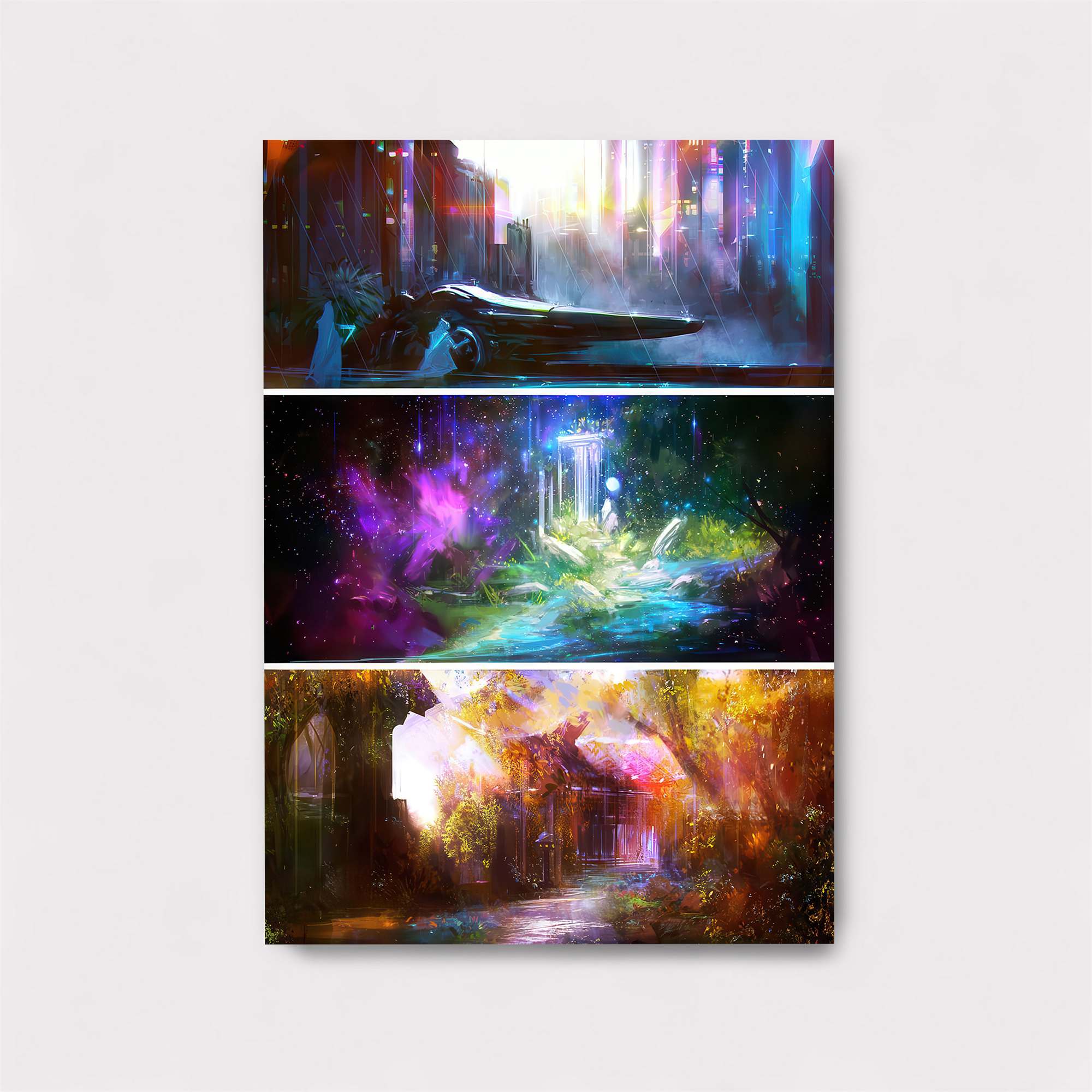 Futuristic Serenity Safe Wall Magnetic / M