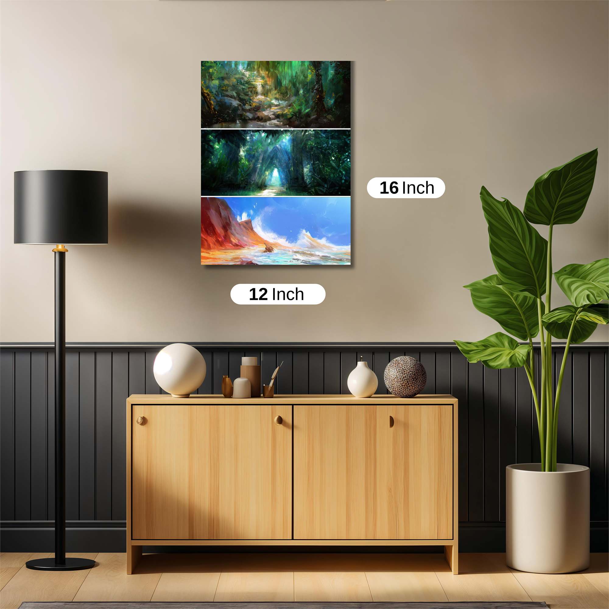 Jungle Serenity Safe Wall Magnetic / M