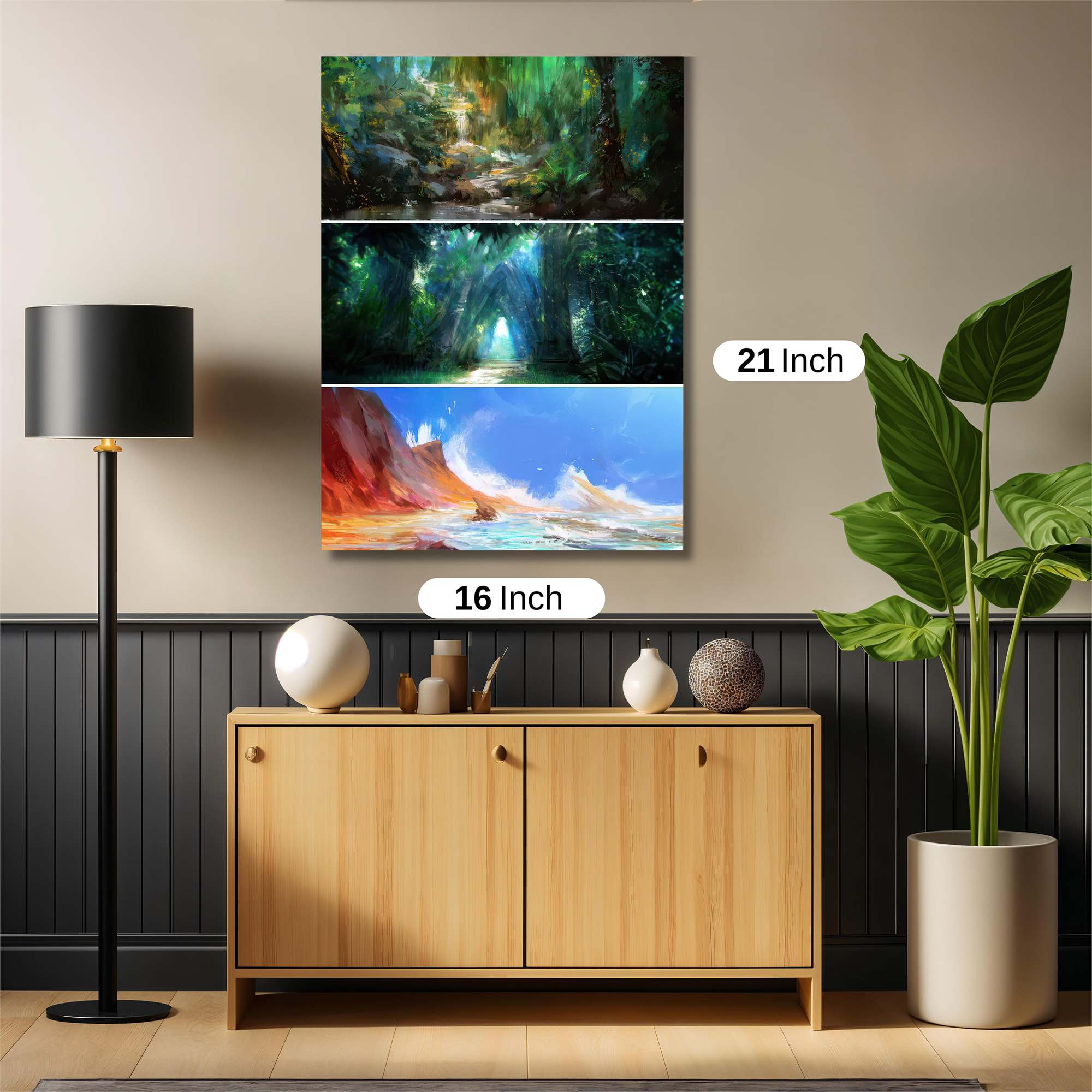 Jungle Serenity Safe Wall Magnetic / M