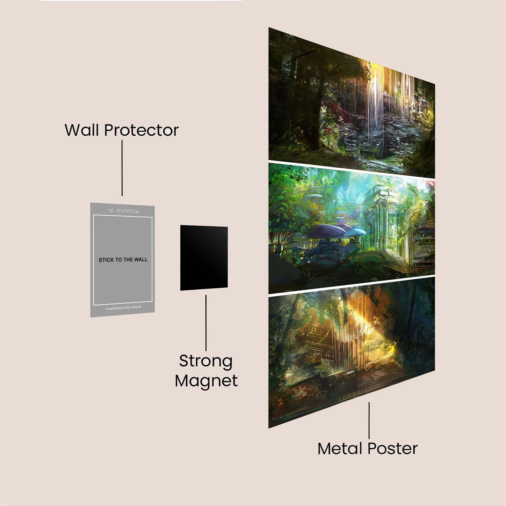 Enchanted Serenity Safe Wall Magnetic / M