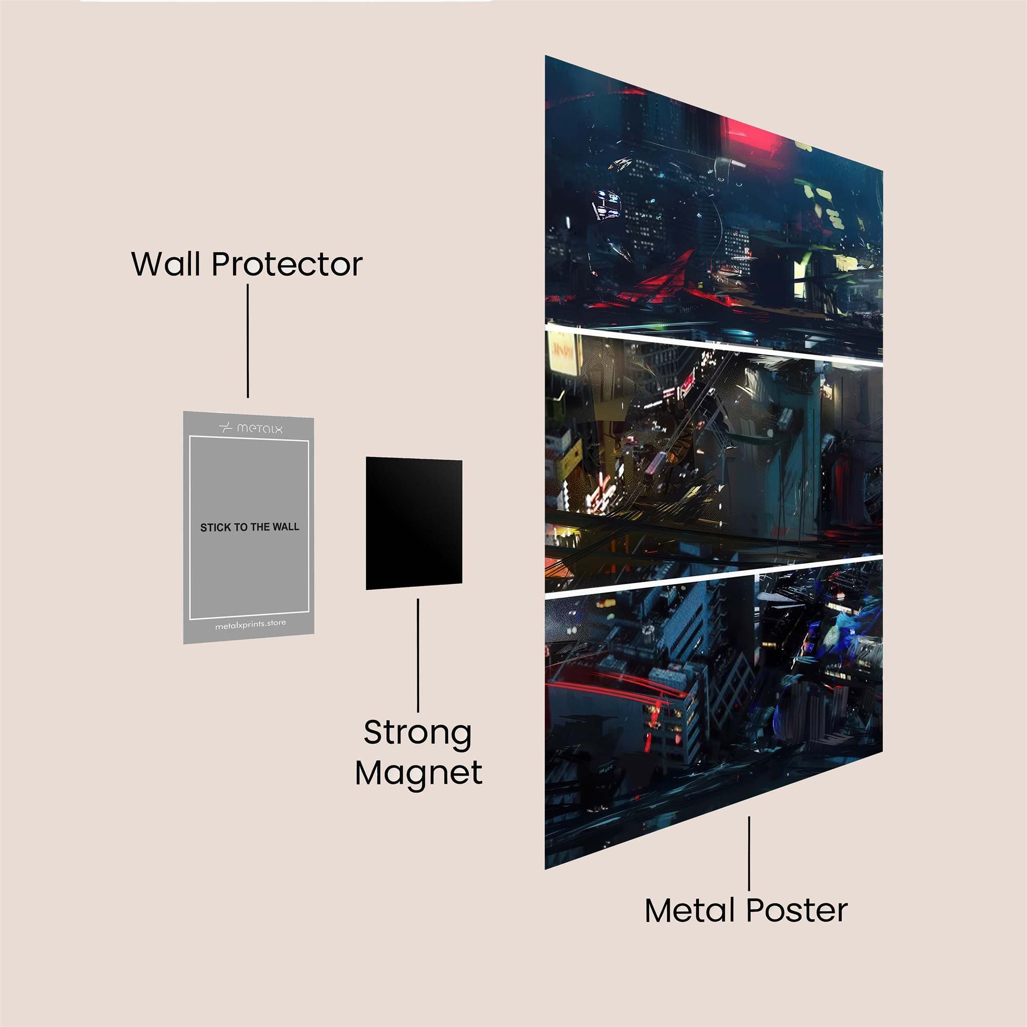 Cyberpunk Chaos Safe Wall Magnetic / M